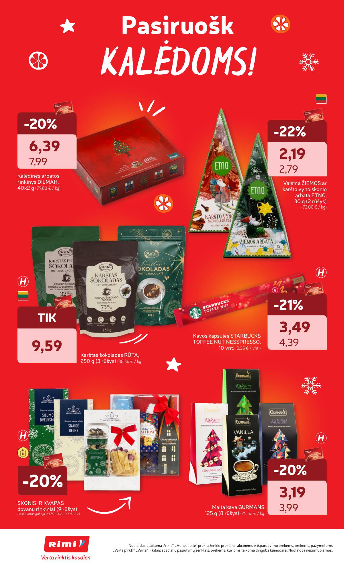 Rimi - RIMI Savaitinis akcijų leidinys | 2025-12-02 - 2025-12-08 24 puslapis