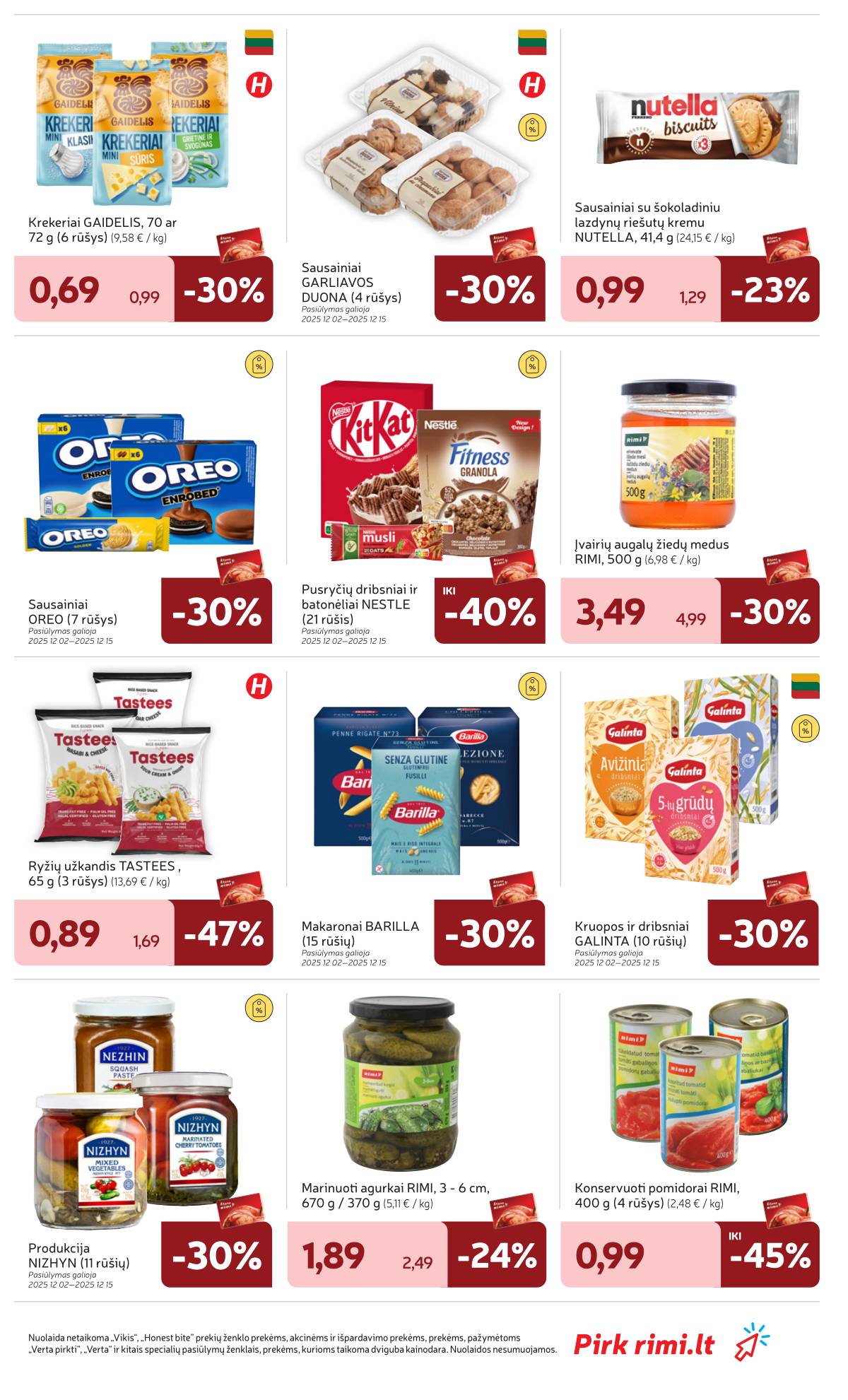 Rimi - RIMI Savaitinis akcijų leidinys | 2025-12-02 - 2025-12-08 29 puslapis