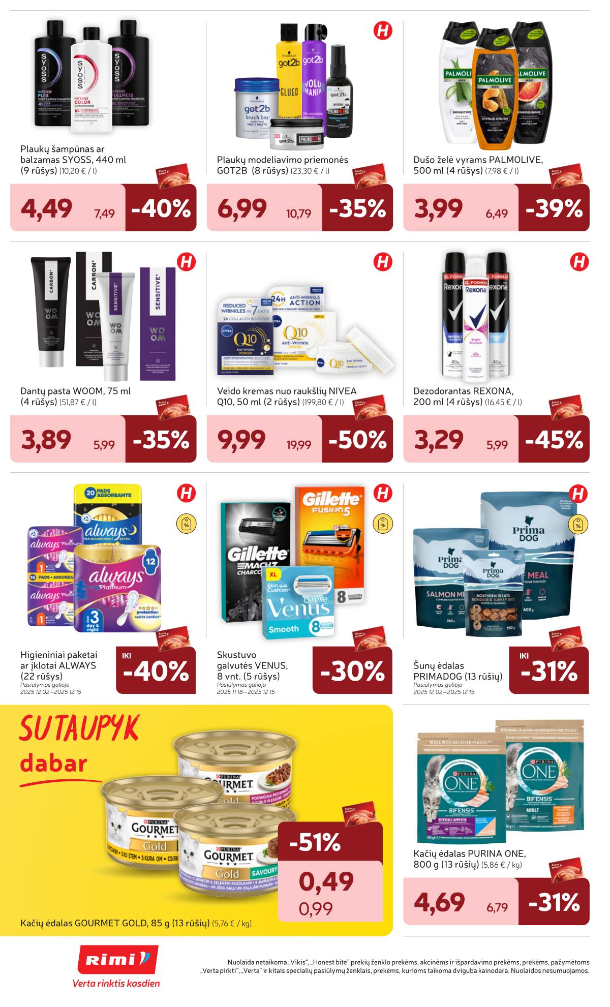 Rimi - RIMI Savaitinis akcijų leidinys | 2025-12-02 - 2025-12-08 32 puslapis