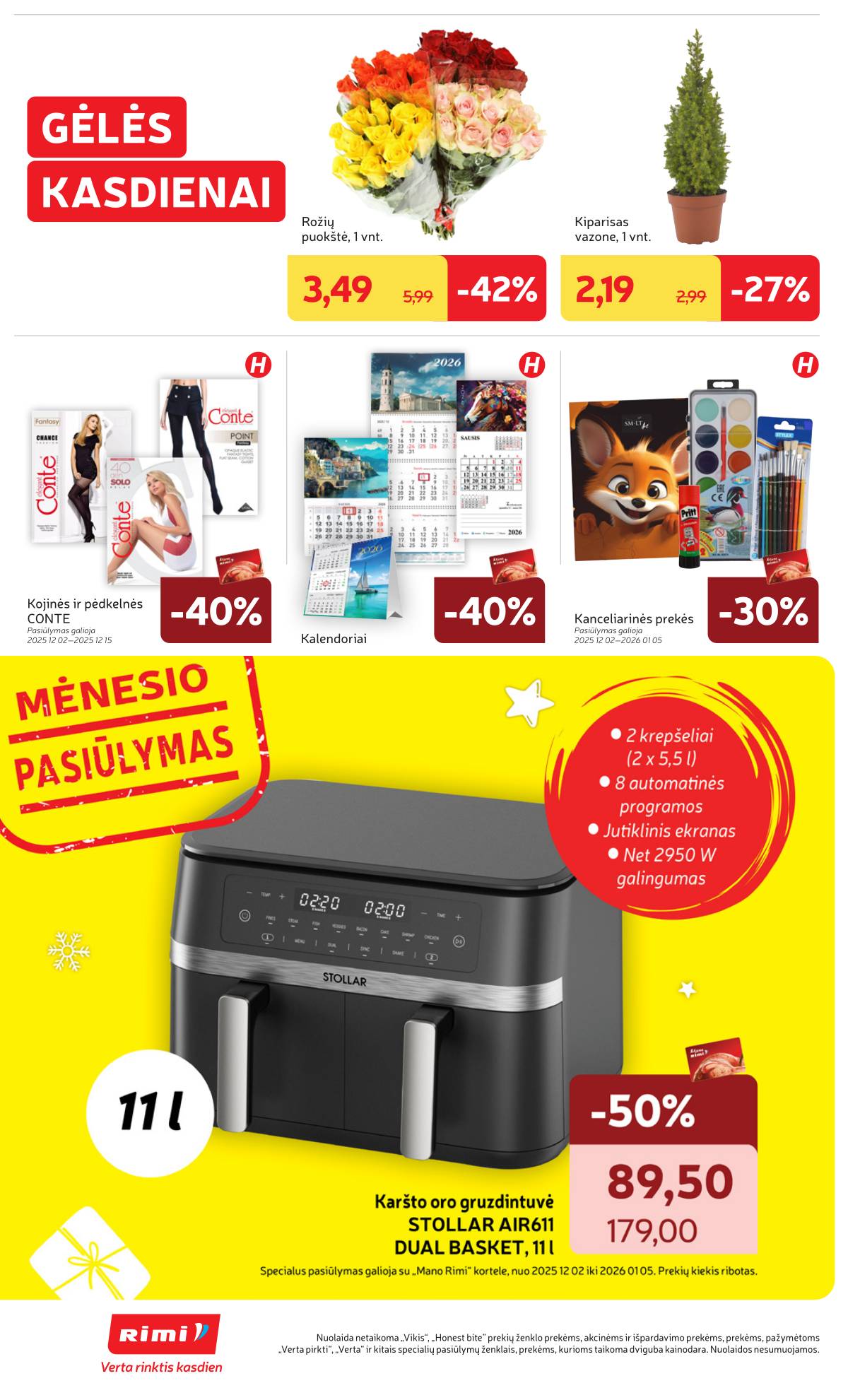 Rimi - RIMI Savaitinis akcijų leidinys | 2025-12-02 - 2025-12-08 34 puslapis
