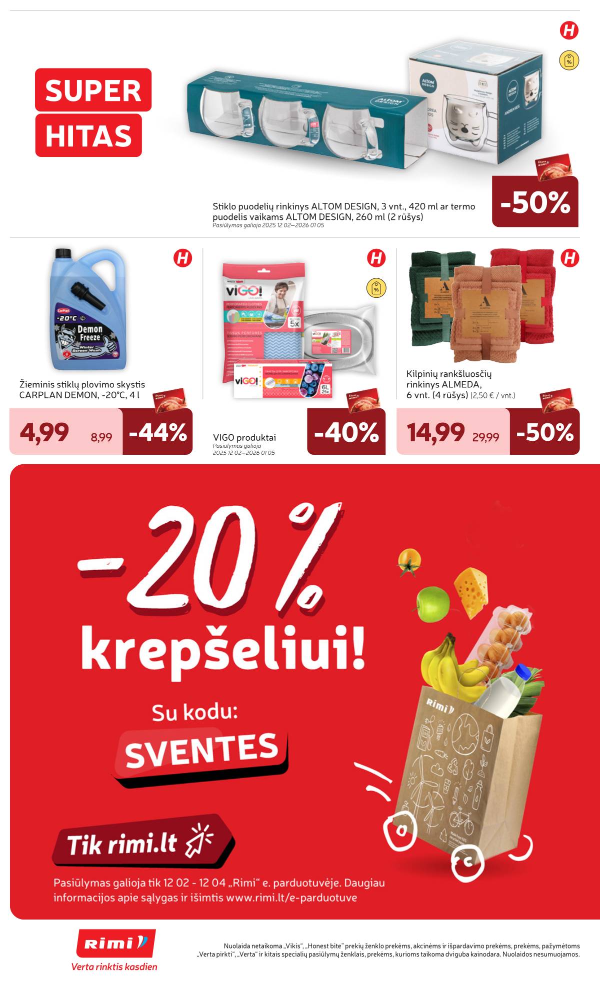 Rimi - RIMI Savaitinis akcijų leidinys | 2025-12-02 - 2025-12-08 36 puslapis