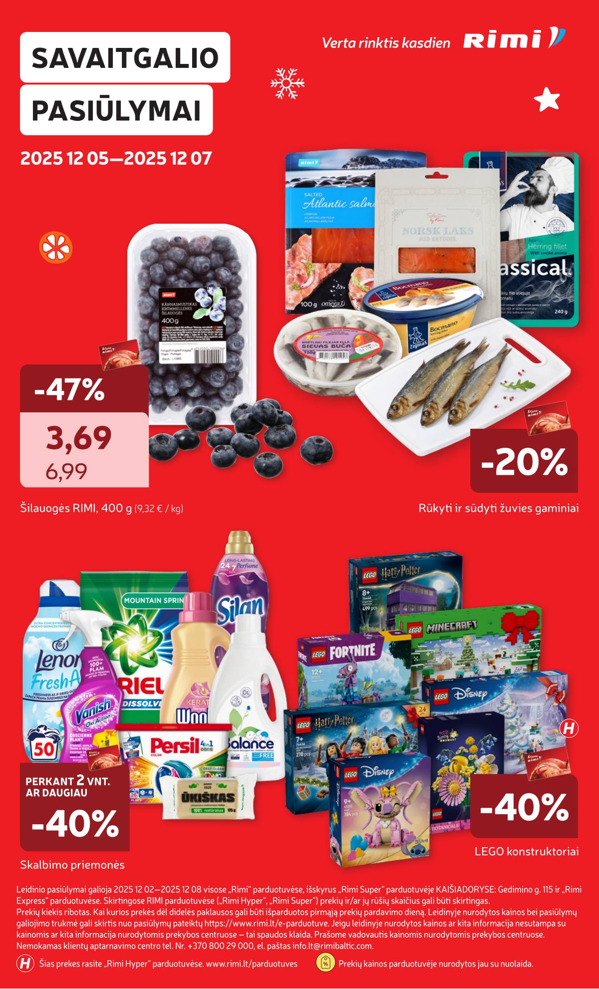 Rimi - RIMI Savaitinis akcijų leidinys | 2025-12-02 - 2025-12-08 38 puslapis