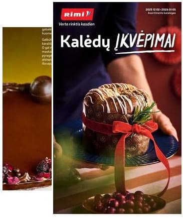 Rimi - Žiemos ŠVENČIŲ maisto prekių katalogas 2025 2025-12-02 – 2026-01-05