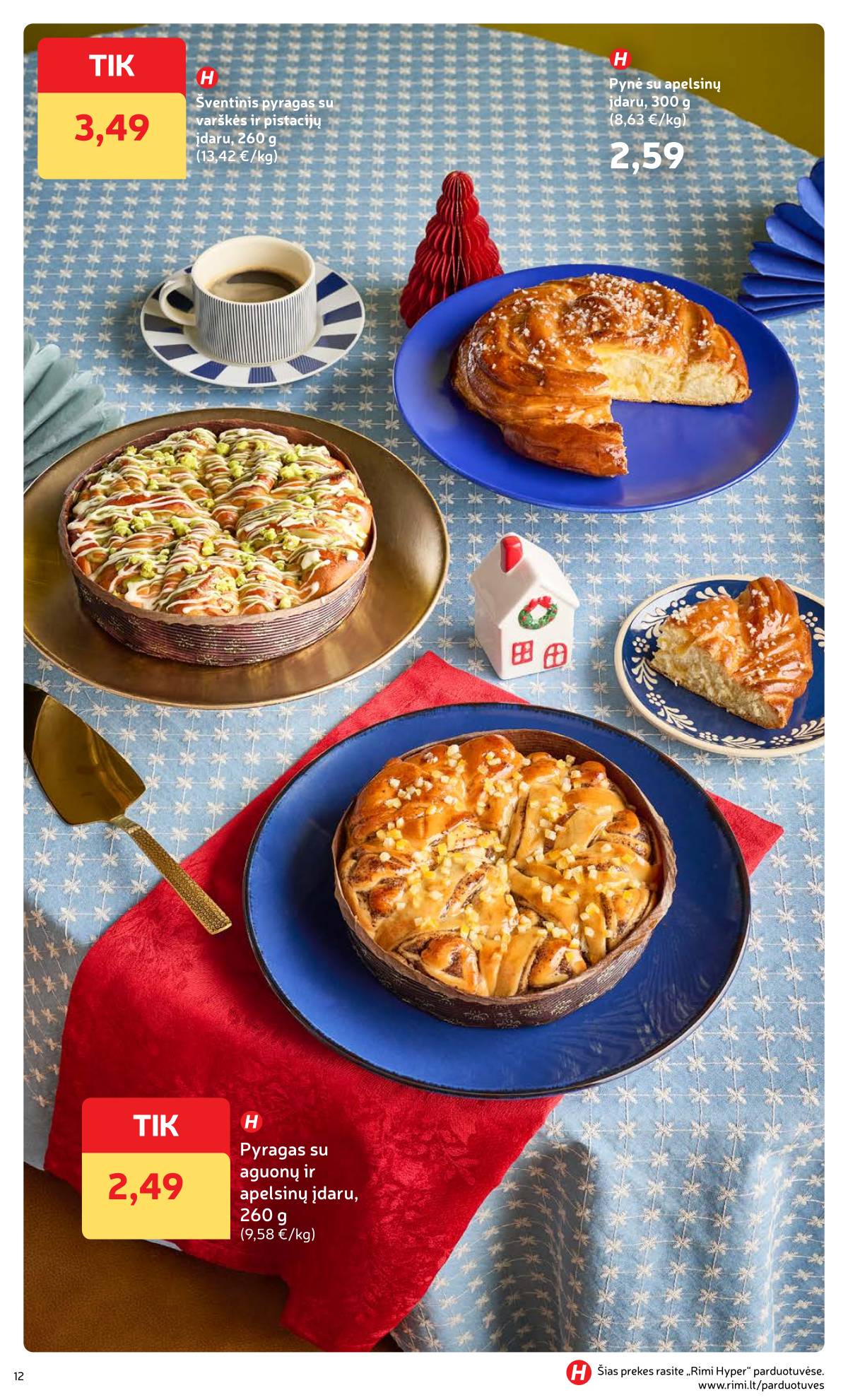 Rimi - Žiemos ŠVENČIŲ maisto prekių katalogas 2025 12 puslapis