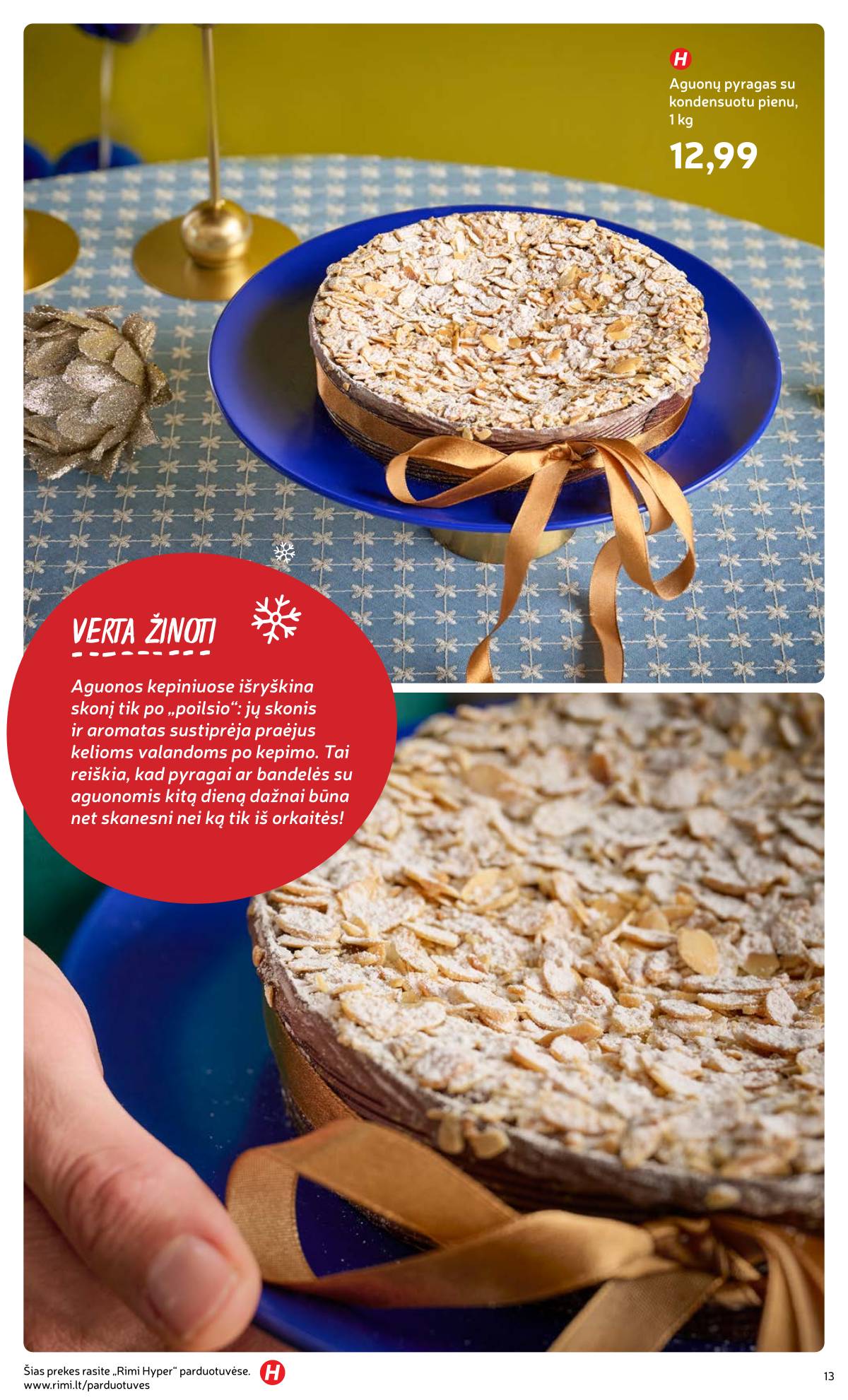 Rimi - Žiemos ŠVENČIŲ maisto prekių katalogas 2025 13 puslapis