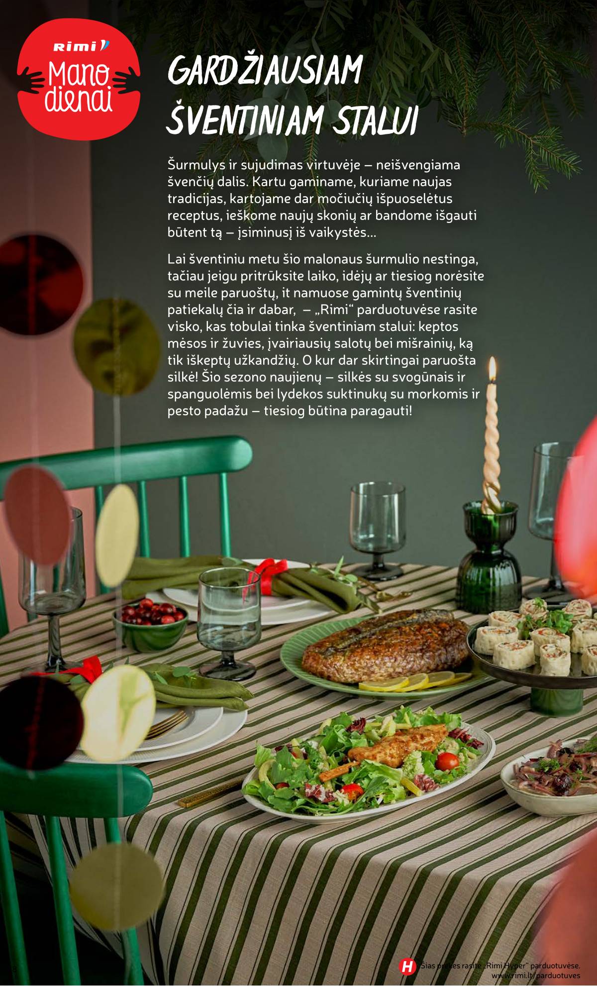 Rimi - Žiemos ŠVENČIŲ maisto prekių katalogas 2025 18 puslapis