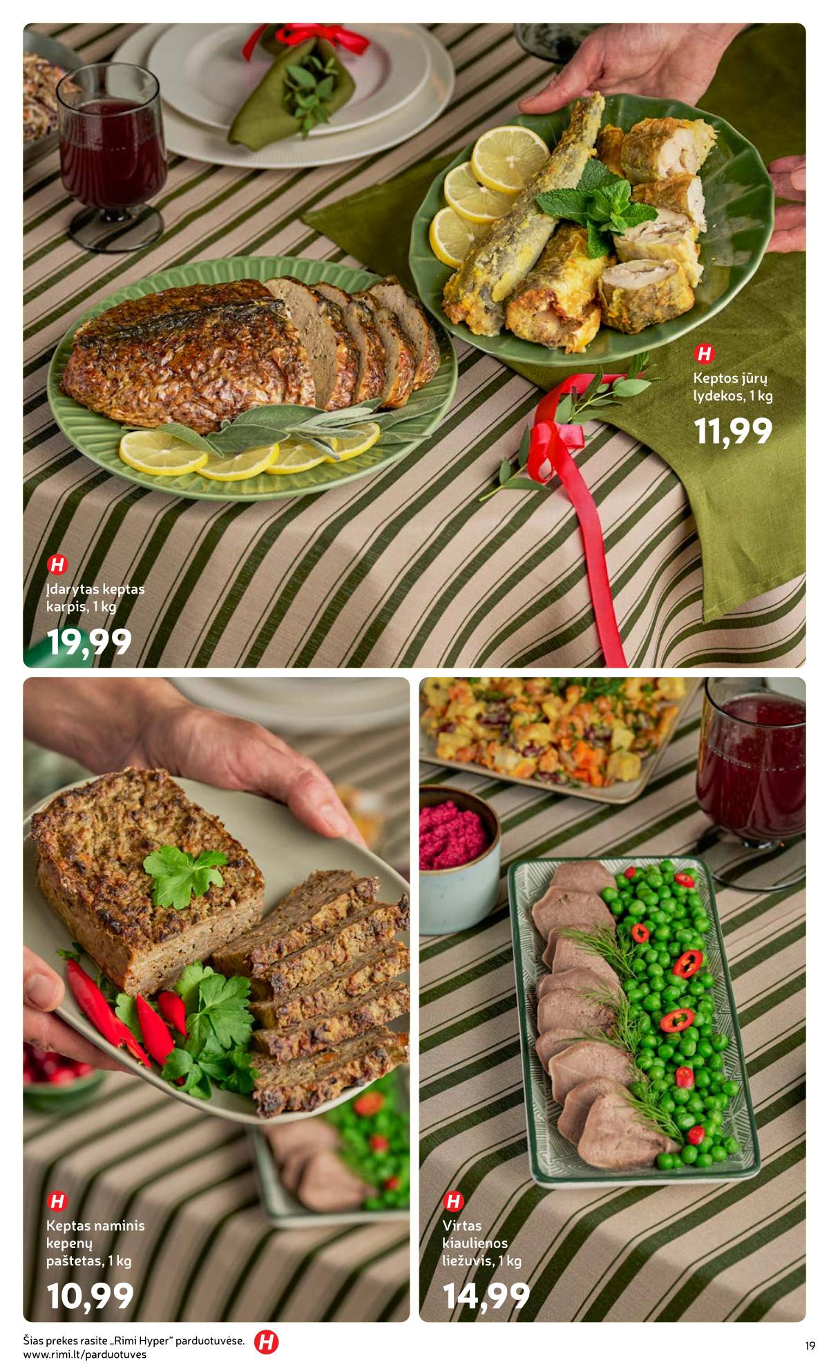 Rimi - Žiemos ŠVENČIŲ maisto prekių katalogas 2025 19 puslapis