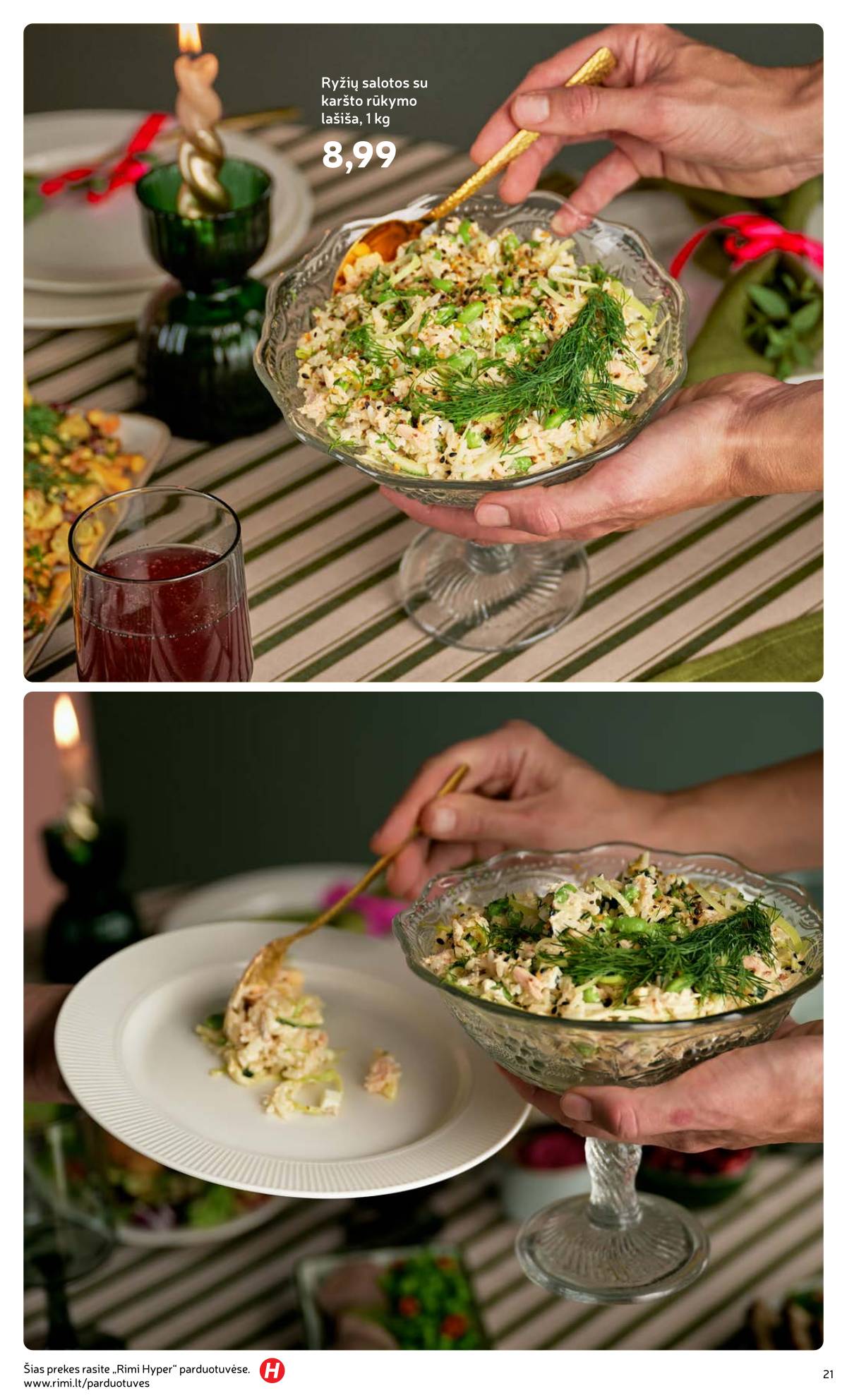 Rimi - Žiemos ŠVENČIŲ maisto prekių katalogas 2025 21 puslapis
