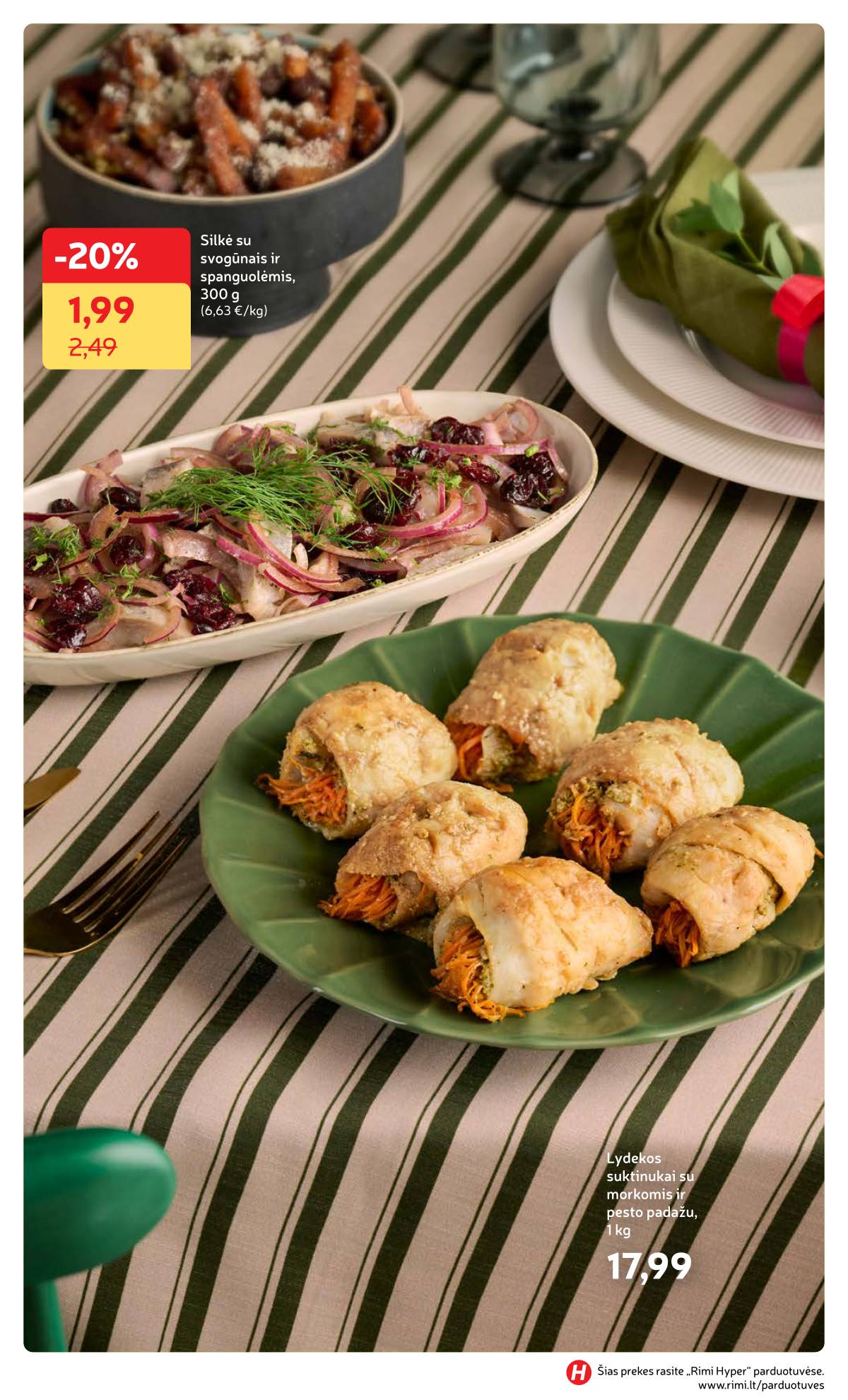 Rimi - Žiemos ŠVENČIŲ maisto prekių katalogas 2025 22 puslapis