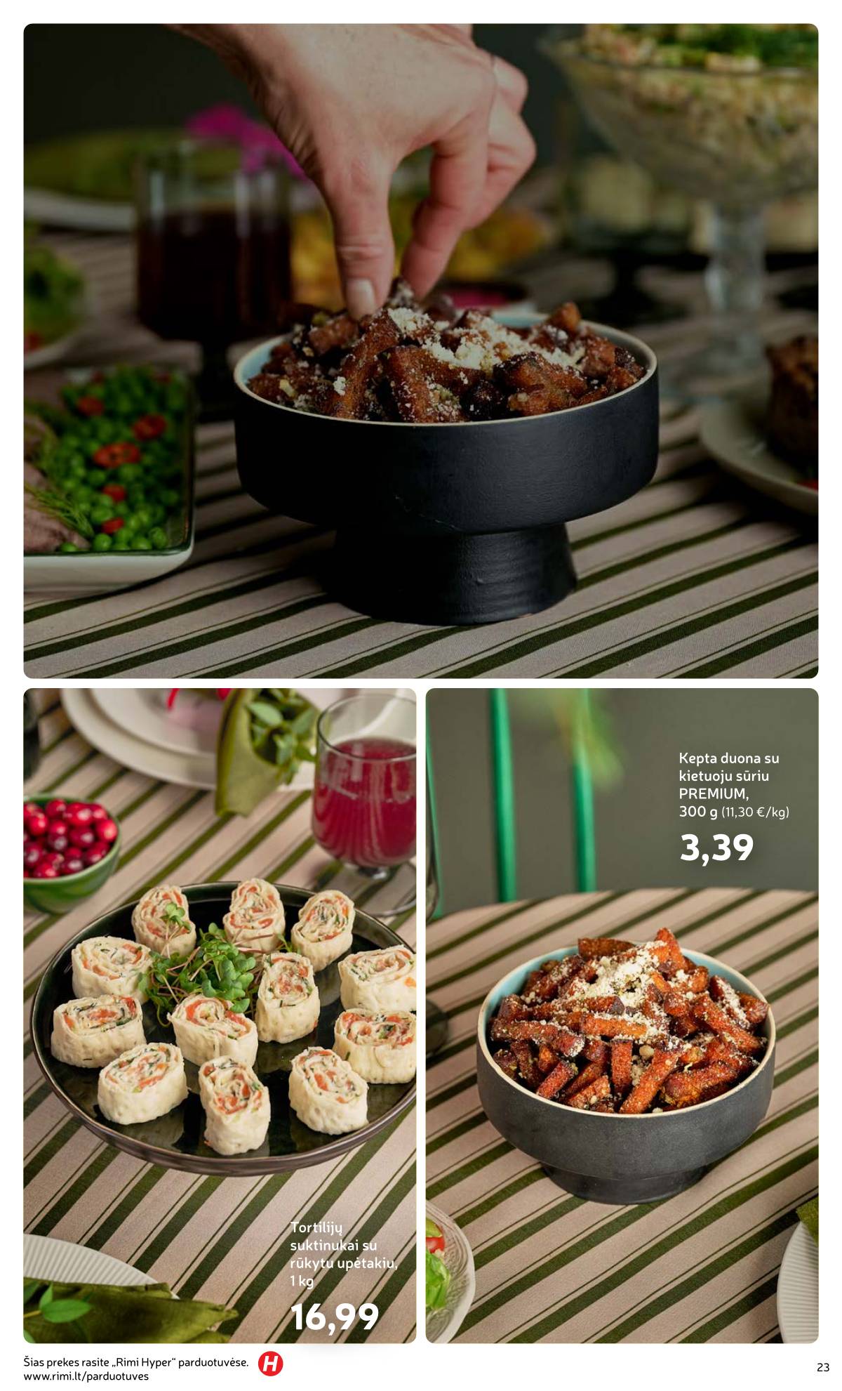 Rimi - Žiemos ŠVENČIŲ maisto prekių katalogas 2025 23 puslapis