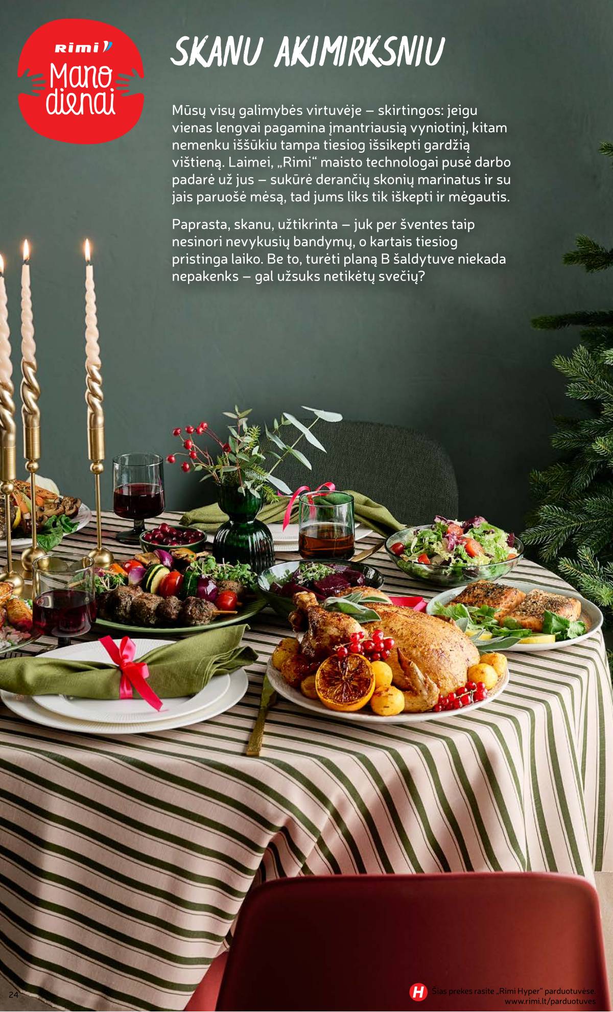 Rimi - Žiemos ŠVENČIŲ maisto prekių katalogas 2025 24 puslapis