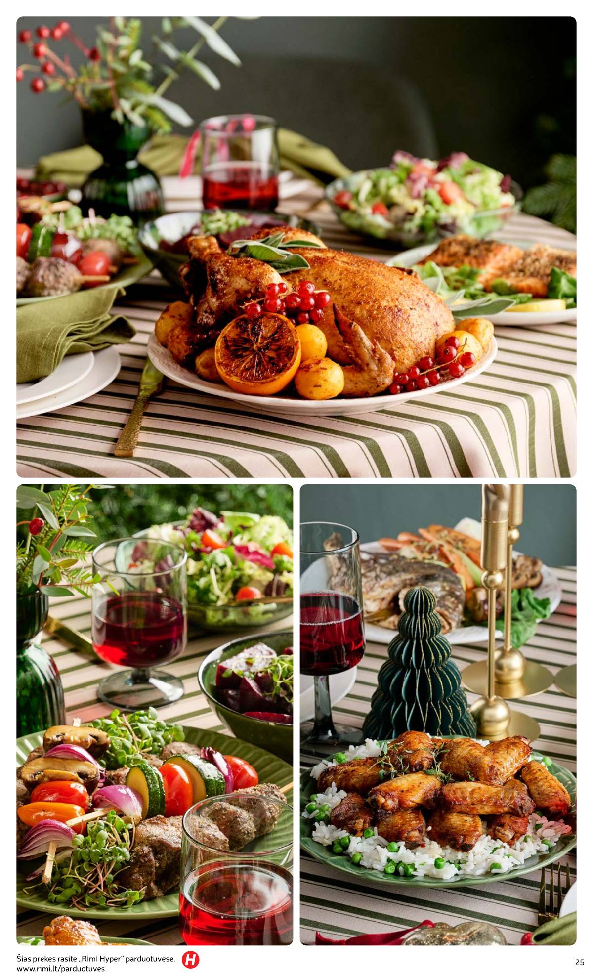 Rimi - Žiemos ŠVENČIŲ maisto prekių katalogas 2025 25 puslapis