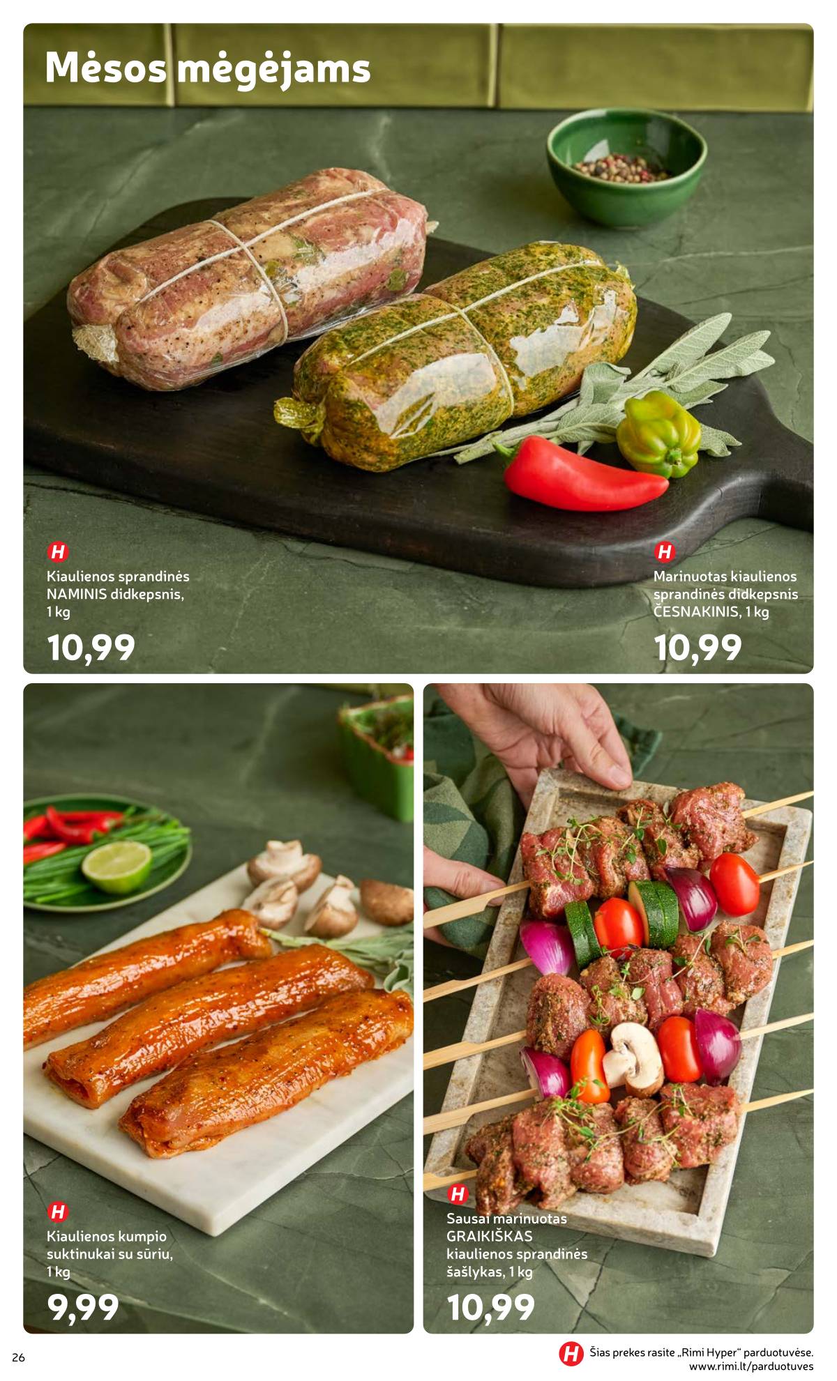 Rimi - Žiemos ŠVENČIŲ maisto prekių katalogas 2025 26 puslapis
