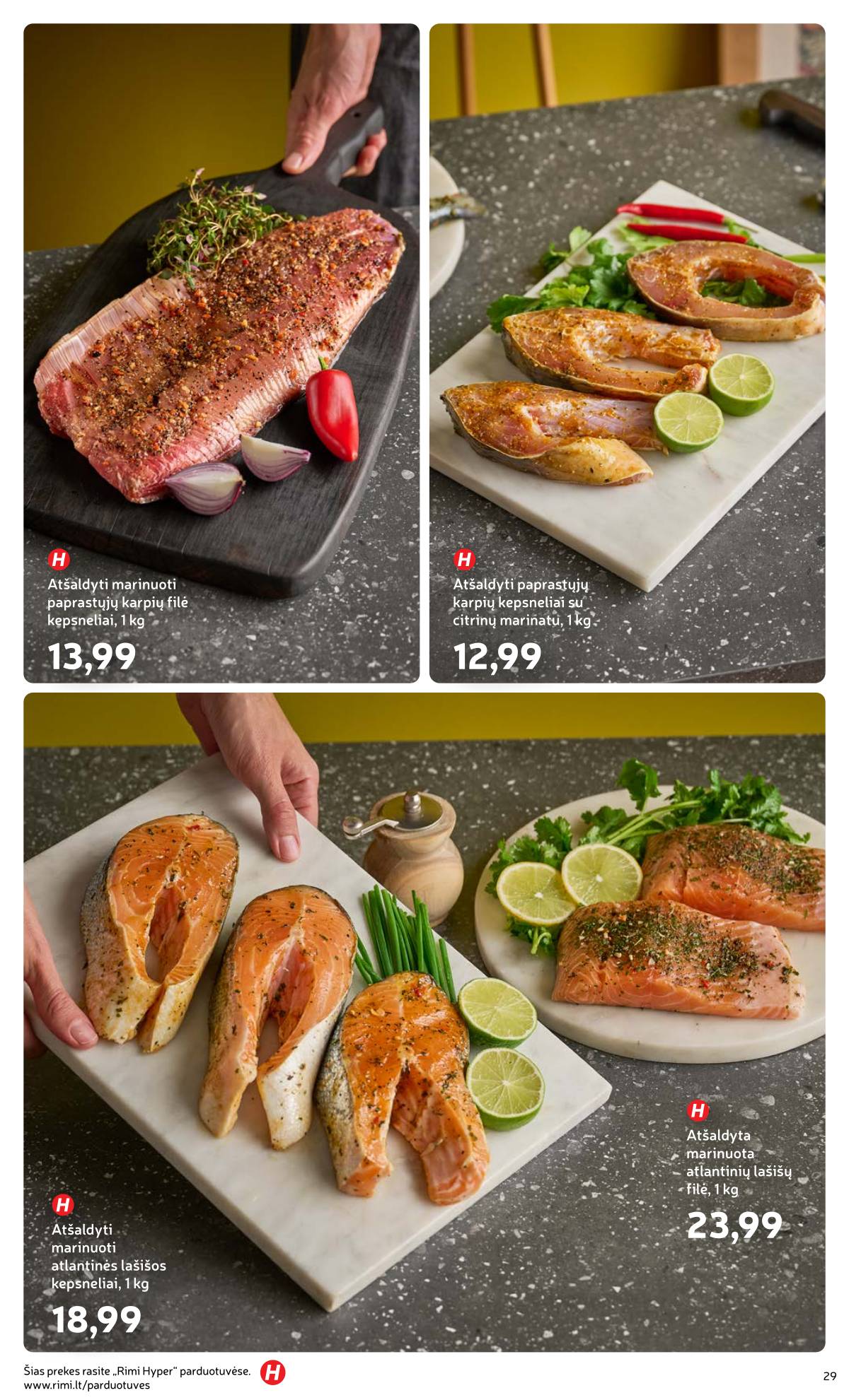 Rimi - Žiemos ŠVENČIŲ maisto prekių katalogas 2025 29 puslapis