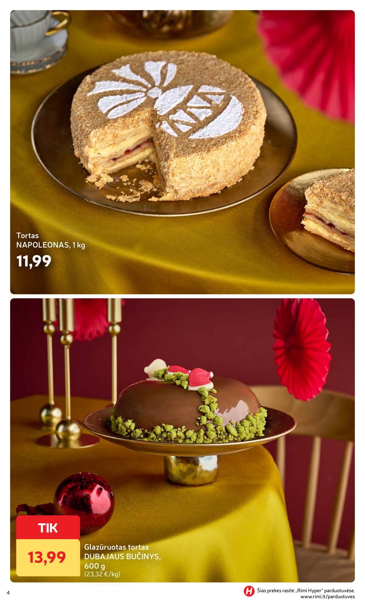 Rimi - Žiemos ŠVENČIŲ maisto prekių katalogas 2025 4 puslapis