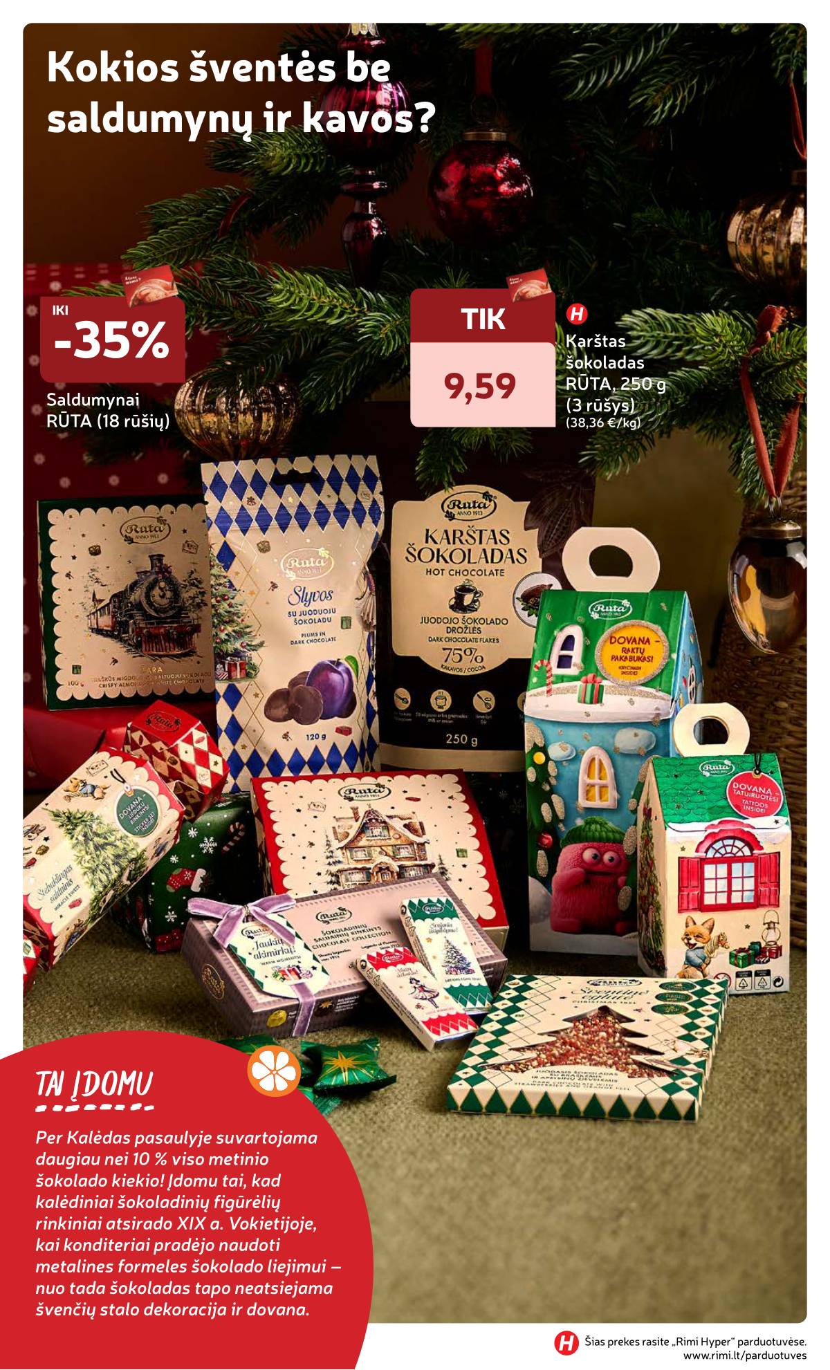 Rimi - Žiemos ŠVENČIŲ maisto prekių katalogas 2025 50 puslapis