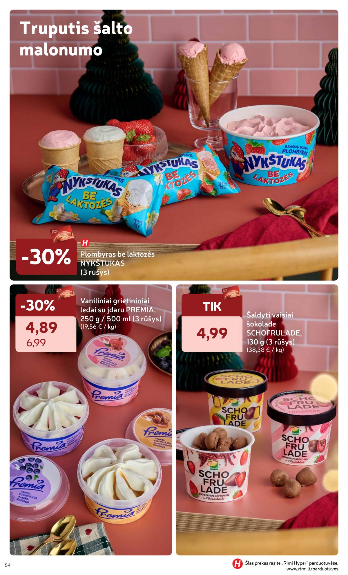 Rimi - Žiemos ŠVENČIŲ maisto prekių katalogas 2025 54 puslapis