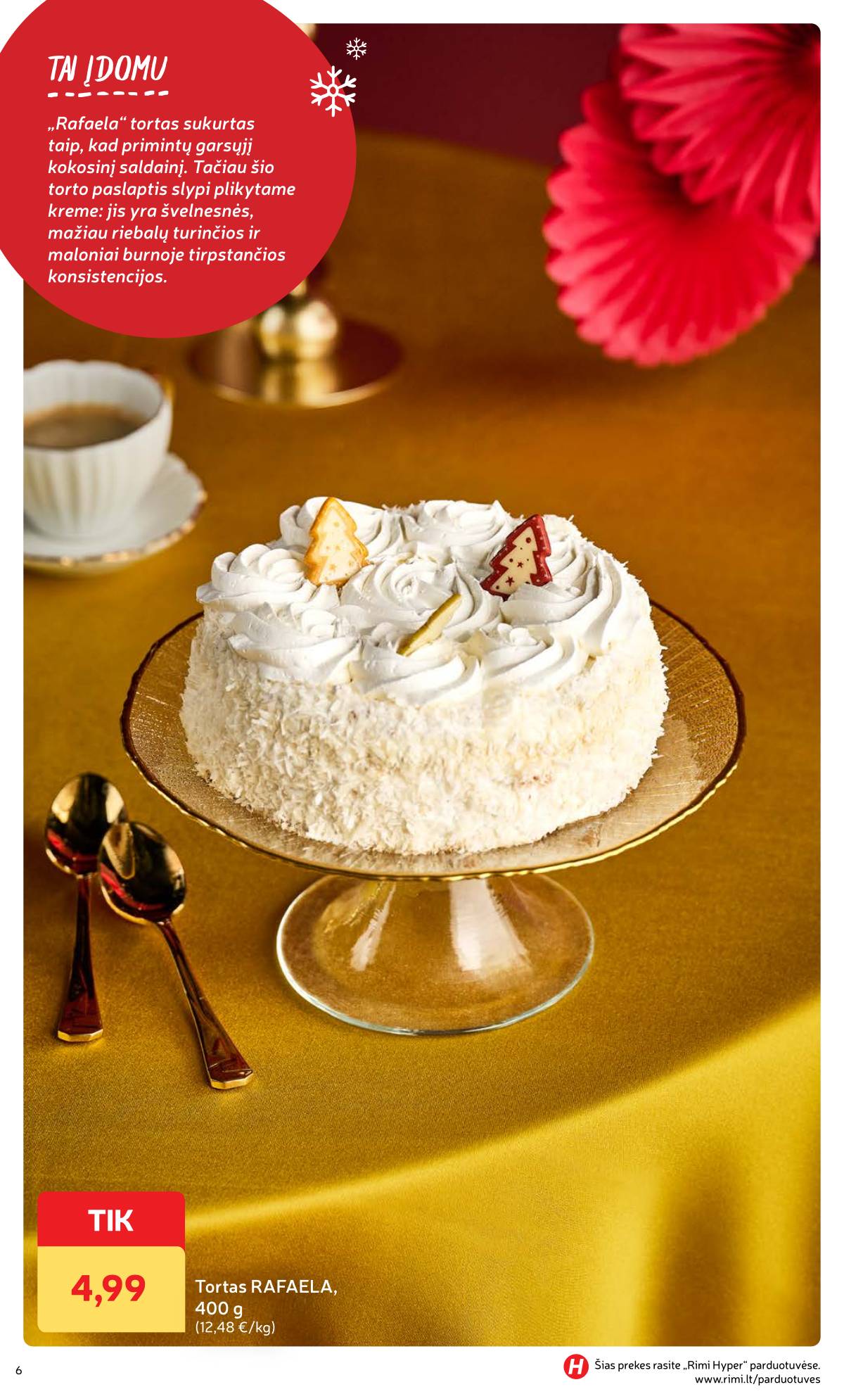 Rimi - Žiemos ŠVENČIŲ maisto prekių katalogas 2025 6 puslapis
