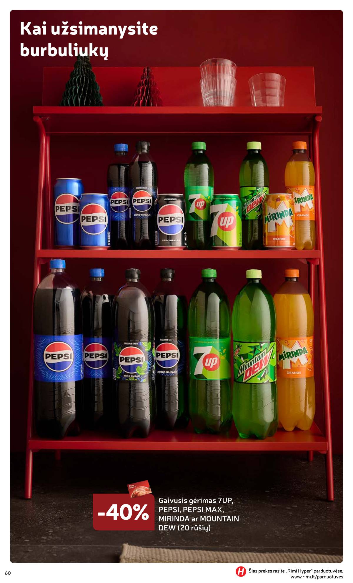 Rimi - Žiemos ŠVENČIŲ maisto prekių katalogas 2025 60 puslapis