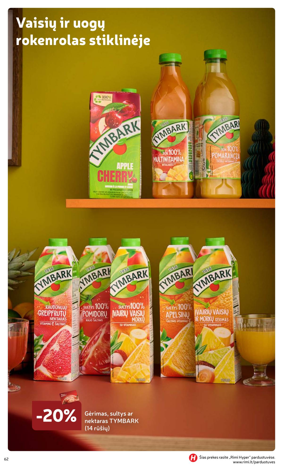 Rimi - Žiemos ŠVENČIŲ maisto prekių katalogas 2025 62 puslapis