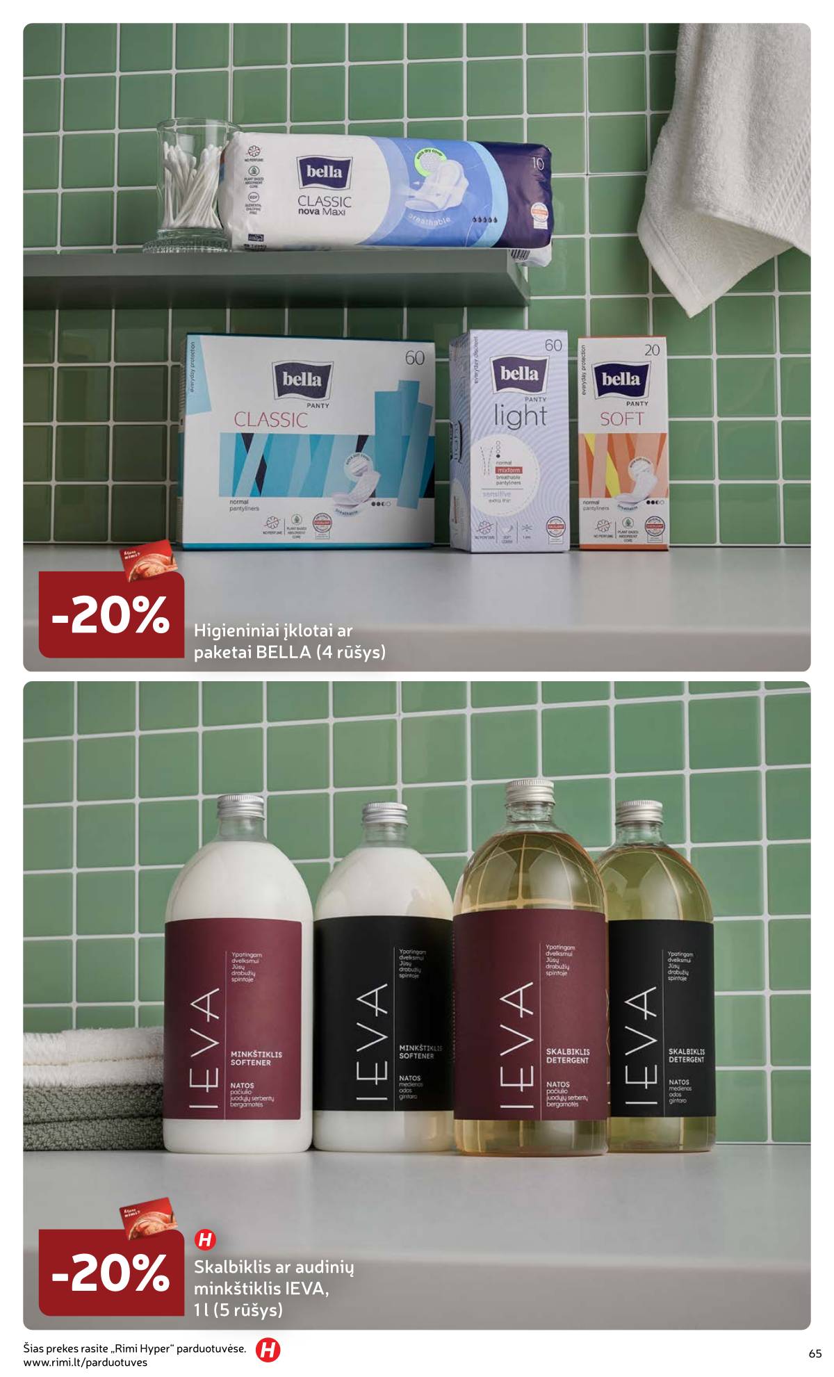 Rimi - Žiemos ŠVENČIŲ maisto prekių katalogas 2025 65 puslapis