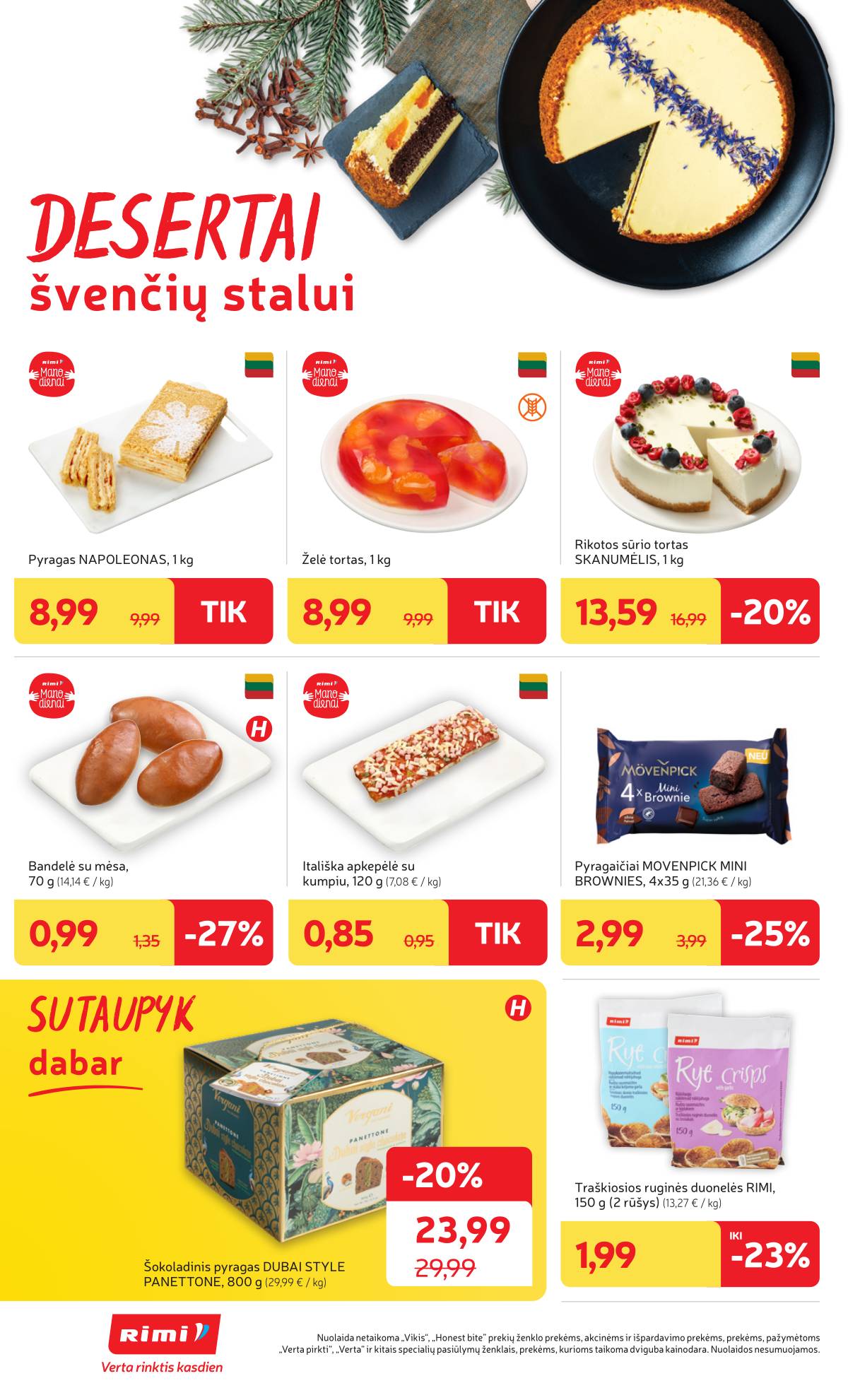 Rimi - RIMI Savaitinis akcijų leidinys | 2025-12-09 - 2025-12-15 24 puslapis