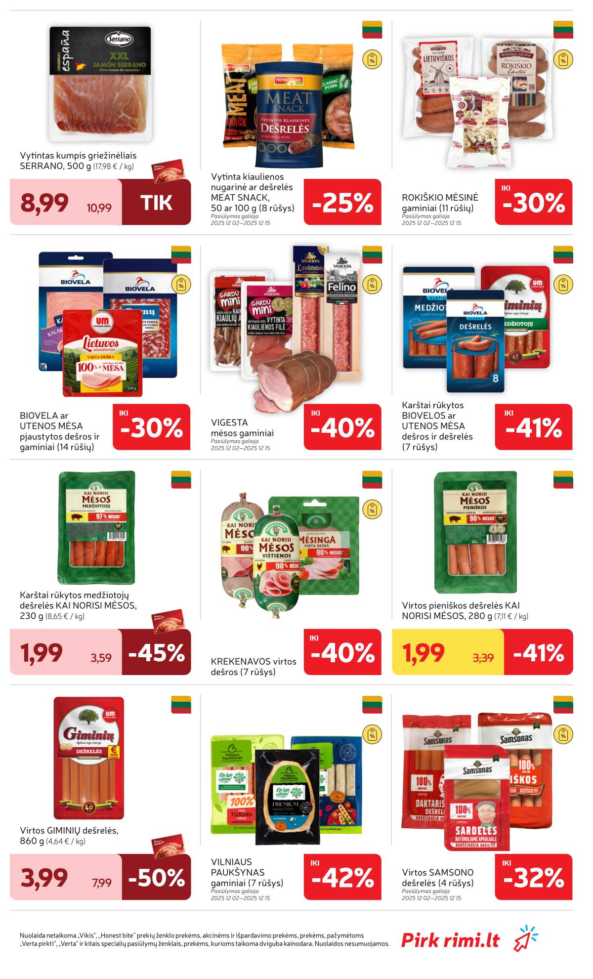 Rimi - RIMI Savaitinis akcijų leidinys | 2025-12-09 - 2025-12-15 27 puslapis