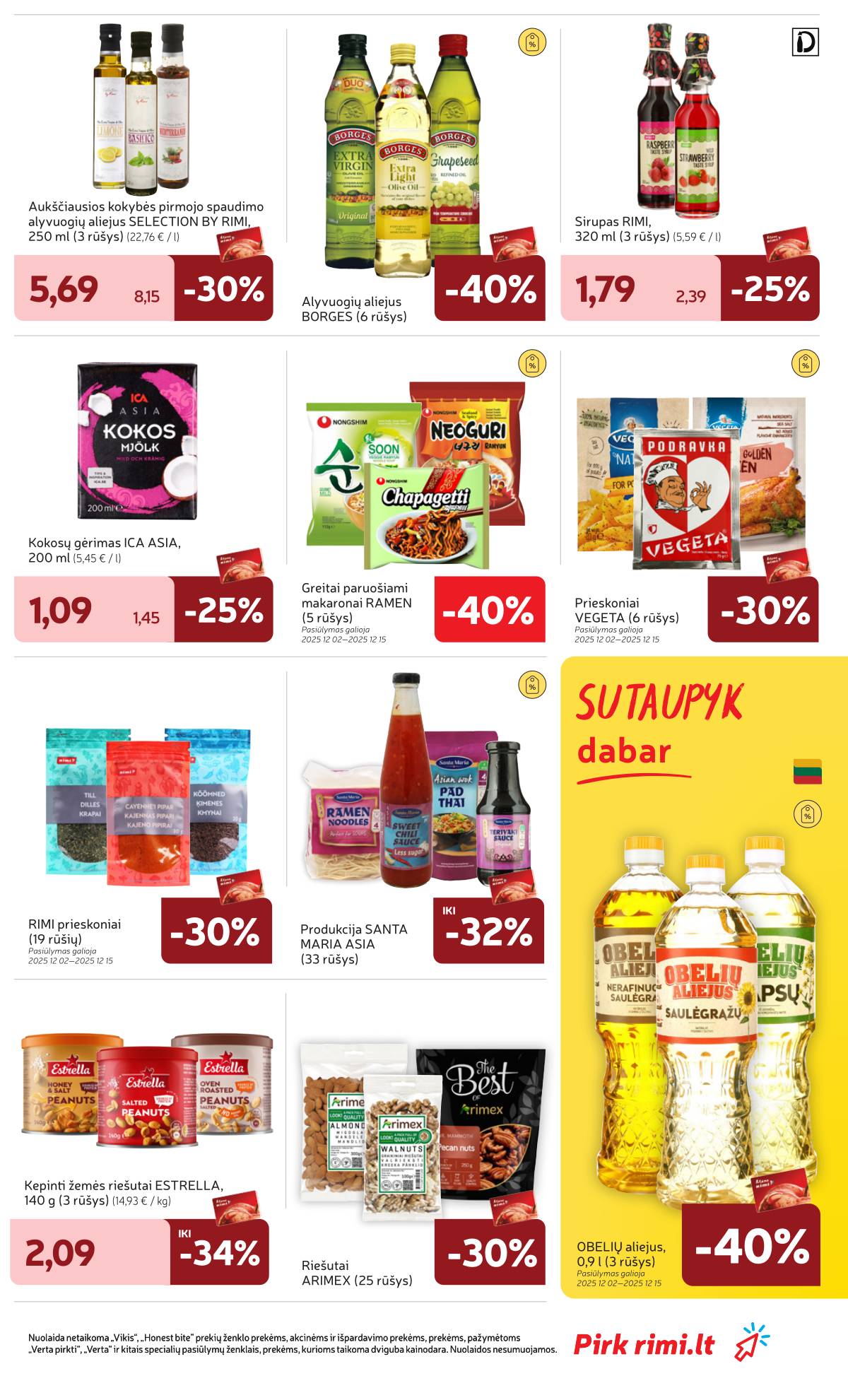 Rimi - RIMI Savaitinis akcijų leidinys | 2025-12-09 - 2025-12-15 37 puslapis