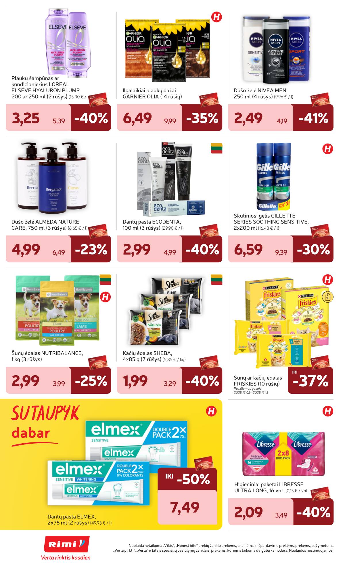 Rimi - RIMI Savaitinis akcijų leidinys | 2025-12-09 - 2025-12-15 40 puslapis