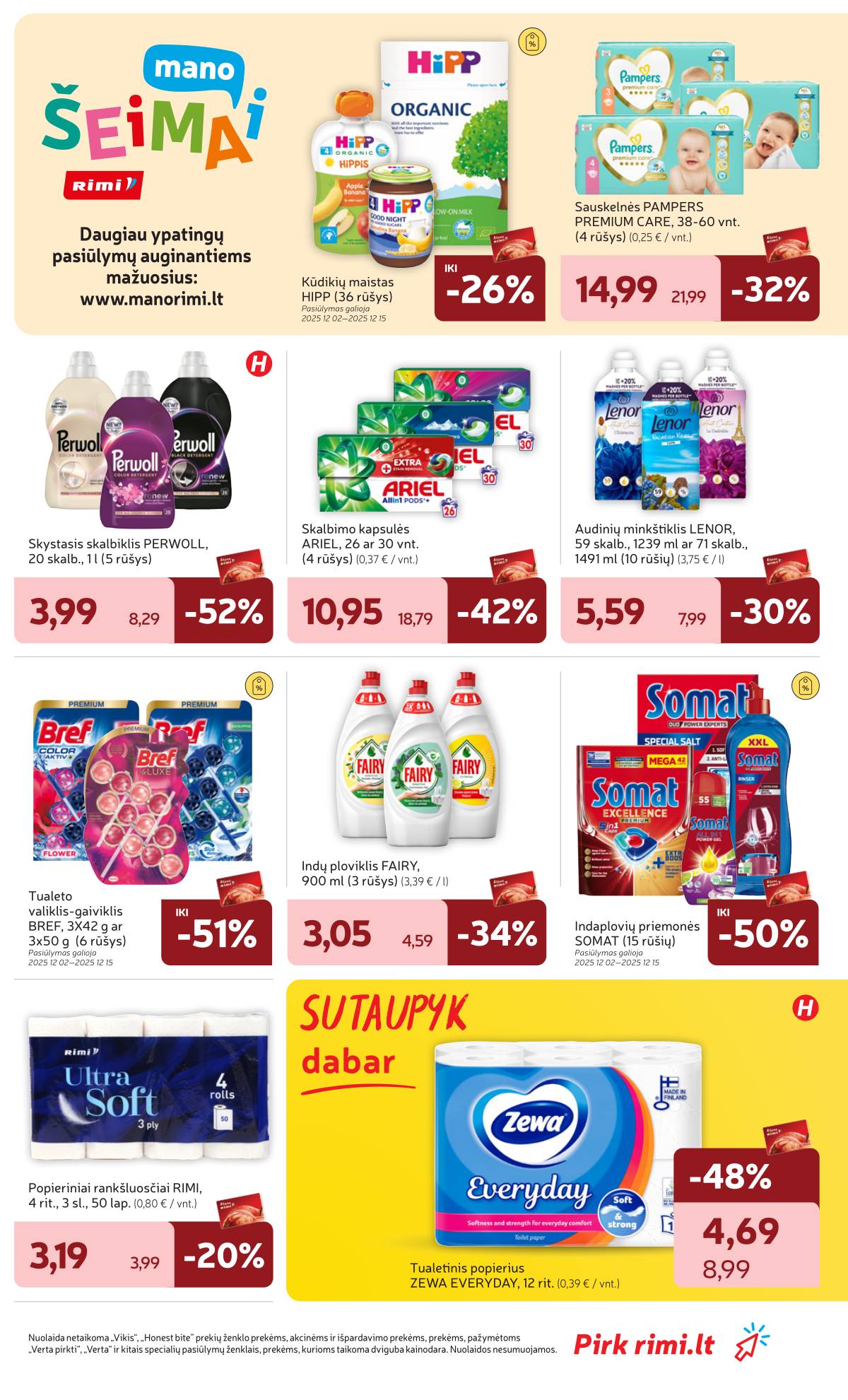 Rimi - RIMI Savaitinis akcijų leidinys | 2025-12-09 - 2025-12-15 41 puslapis