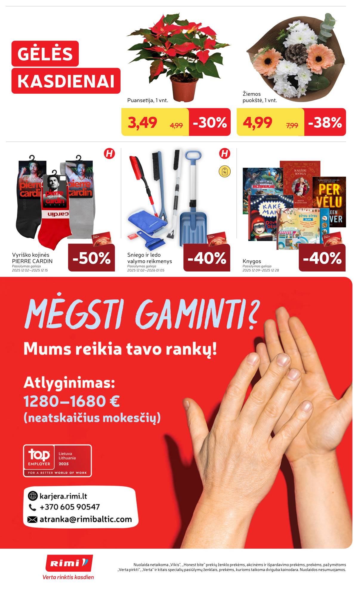Rimi - RIMI Savaitinis akcijų leidinys | 2025-12-09 - 2025-12-15 42 puslapis