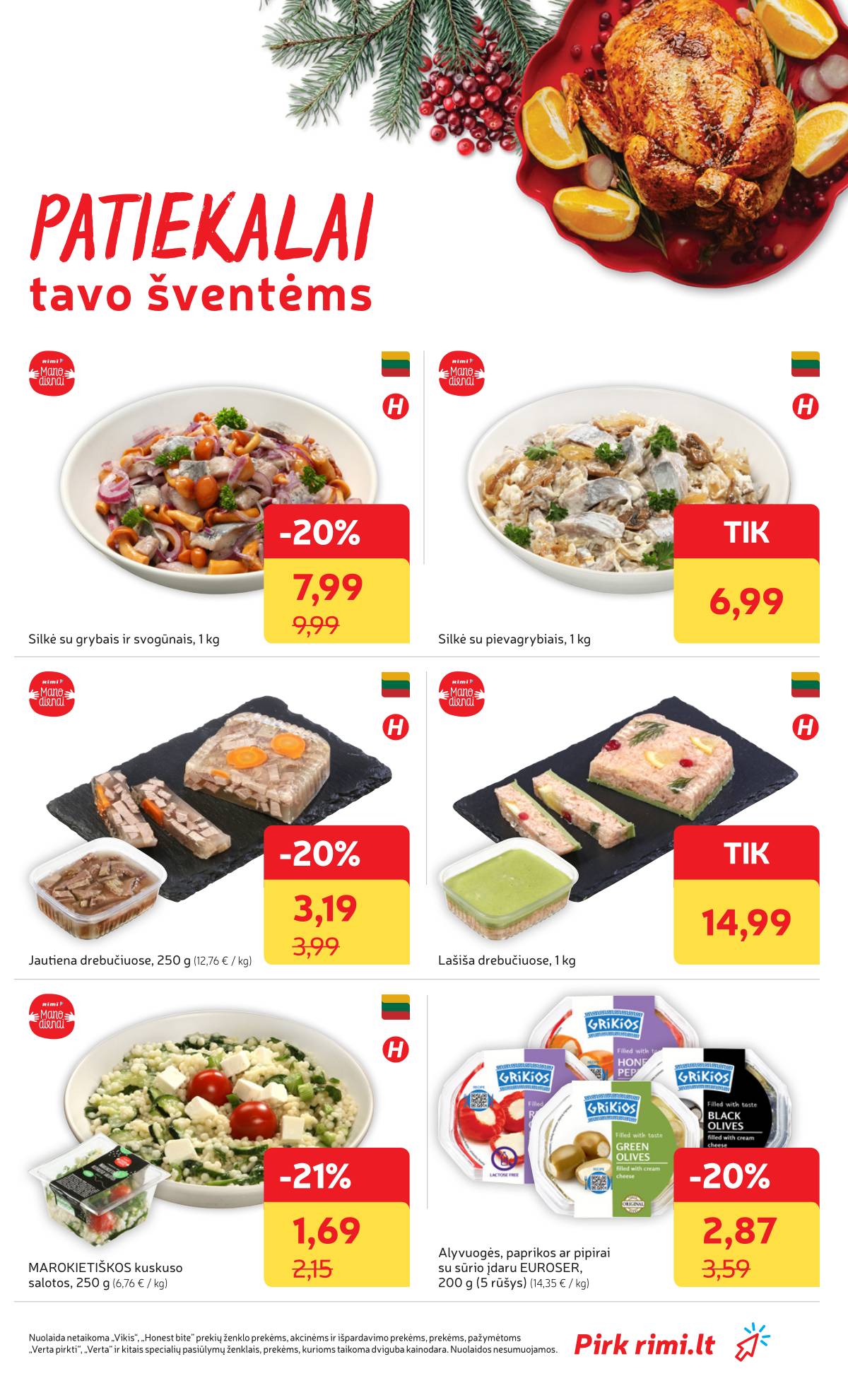 Rimi - RIMI Savaitinis akcijų leidinys Nr. 51-52 | 2025-12-16 - 2025-12-28 11 puslapis