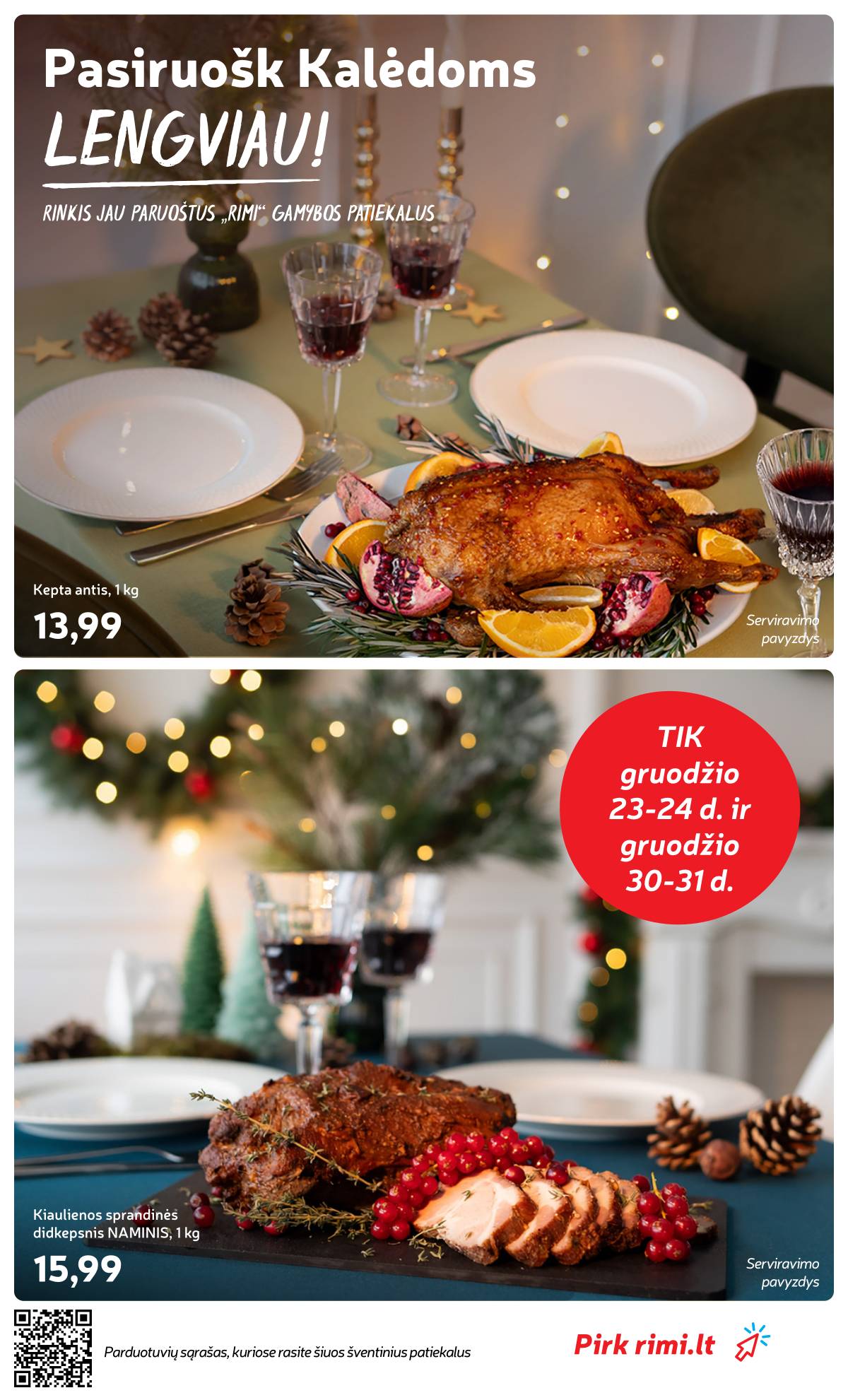 Rimi - RIMI Savaitinis akcijų leidinys Nr. 51-52 | 2025-12-16 - 2025-12-28 13 puslapis