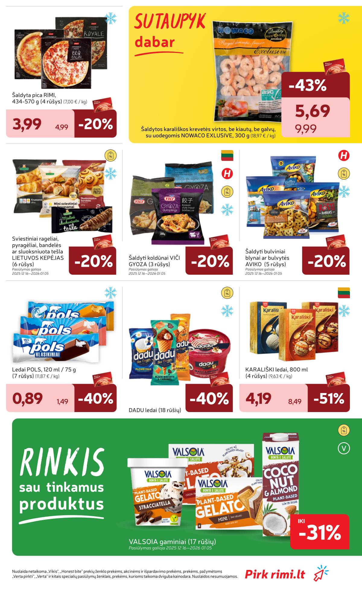 Rimi - RIMI Savaitinis akcijų leidinys Nr. 51-52 | 2025-12-16 - 2025-12-28 19 puslapis