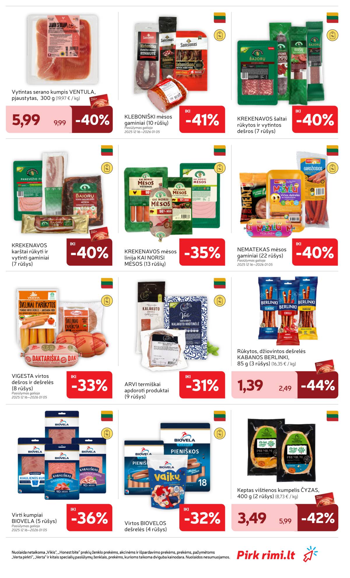 Rimi - RIMI Savaitinis akcijų leidinys Nr. 51-52 | 2025-12-16 - 2025-12-28 21 puslapis