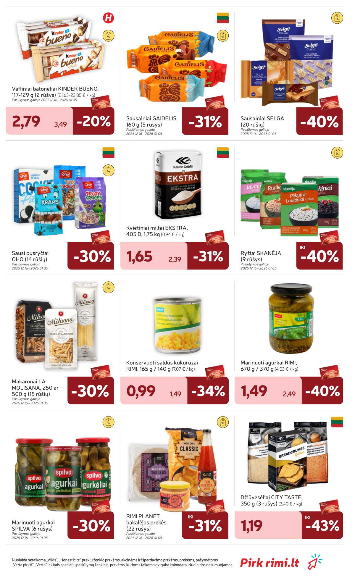 Rimi - RIMI Savaitinis akcijų leidinys Nr. 51-52 | 2025-12-16 - 2025-12-28 25 puslapis