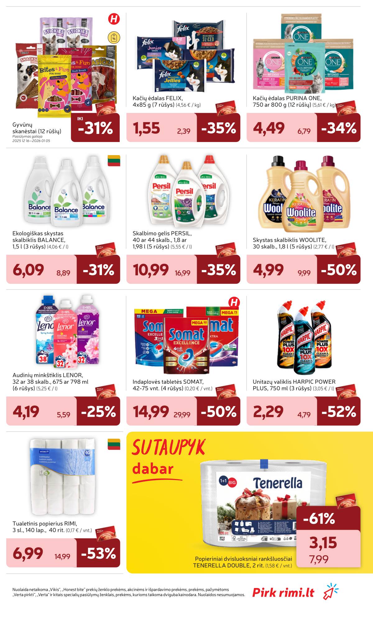 Rimi - RIMI Savaitinis akcijų leidinys Nr. 51-52 | 2025-12-16 - 2025-12-28 35 puslapis