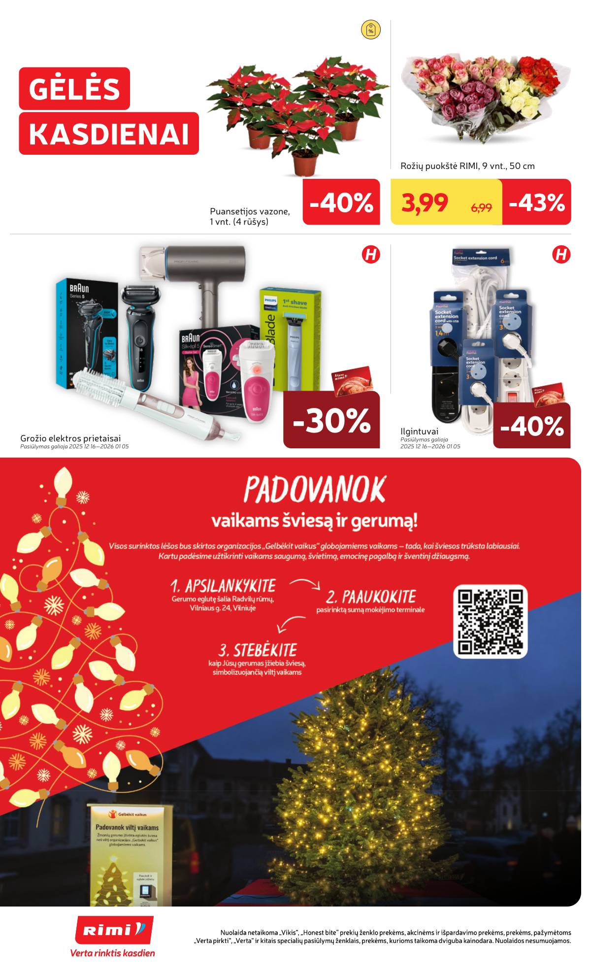 Rimi - RIMI Savaitinis akcijų leidinys Nr. 51-52 | 2025-12-16 - 2025-12-28 36 puslapis