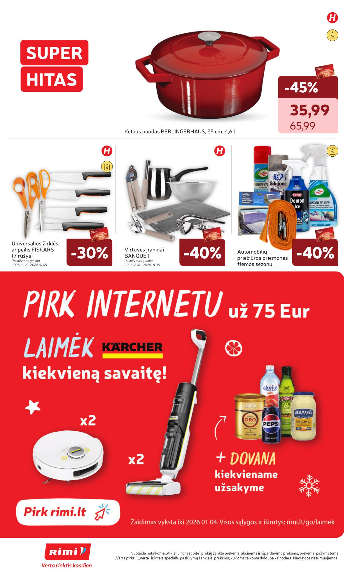 Rimi - RIMI Savaitinis akcijų leidinys Nr. 51-52 | 2025-12-16 - 2025-12-28 38 puslapis