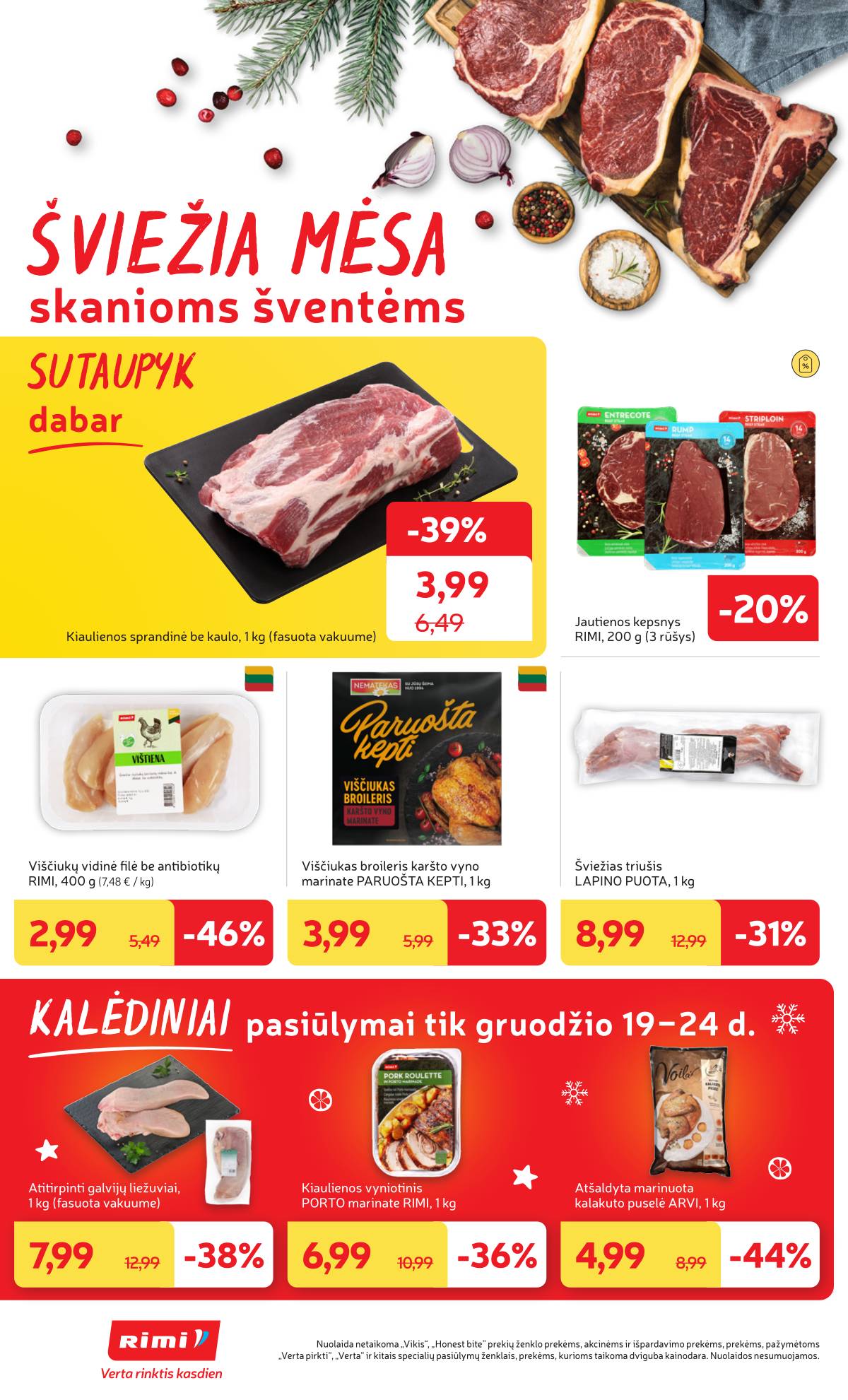 Rimi - RIMI Savaitinis akcijų leidinys Nr. 51-52 | 2025-12-16 - 2025-12-28 6 puslapis