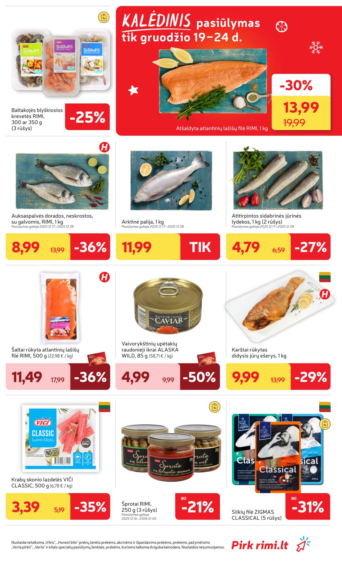 Rimi - RIMI Savaitinis akcijų leidinys Nr. 51-52 | 2025-12-16 - 2025-12-28 7 puslapis