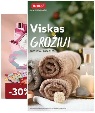 Rimi - RIMI GROŽIO prekių katalogas 2025-12-16 – 2026-01-05