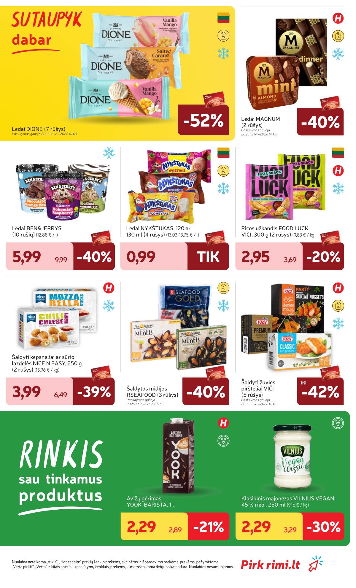 Rimi - RIMI Savaitinis akcijų leidinys Nr. 01 | 2025-12-29 - 2026-01-05 13 puslapis