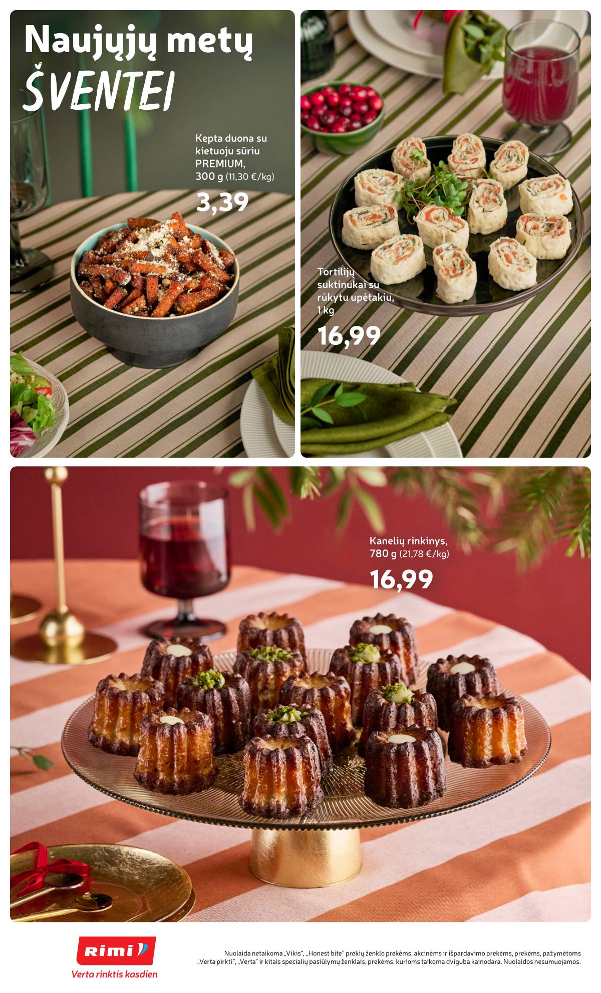 Rimi - RIMI Savaitinis akcijų leidinys Nr. 01 | 2025-12-29 - 2026-01-05 2 puslapis