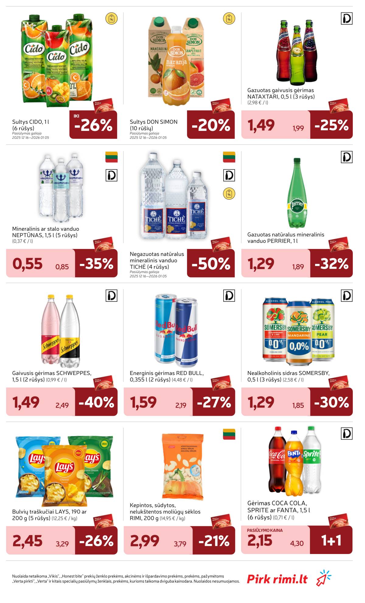 Rimi - RIMI Savaitinis akcijų leidinys Nr. 01 | 2025-12-29 - 2026-01-05 21 puslapis