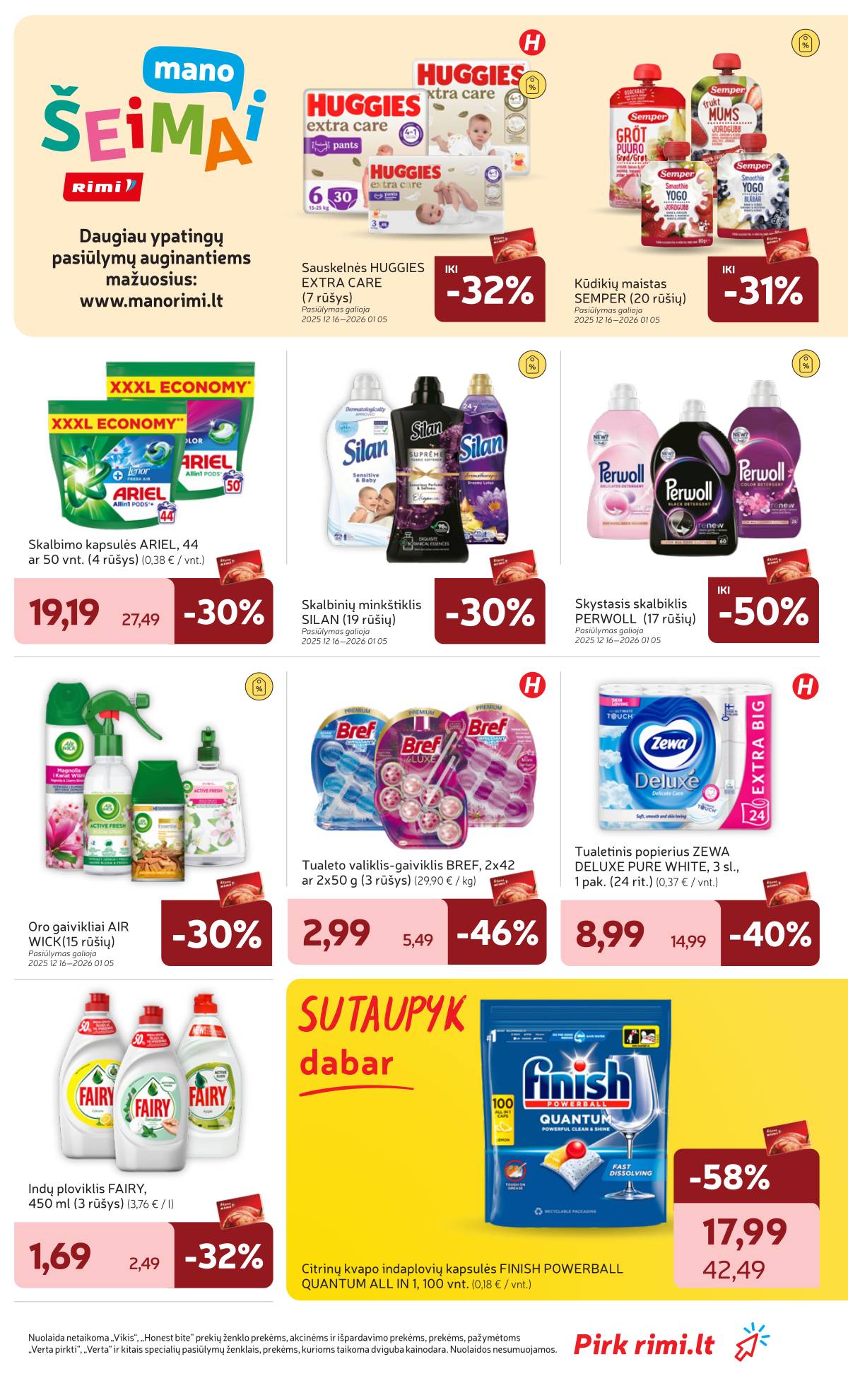 Rimi - RIMI Savaitinis akcijų leidinys Nr. 01 | 2025-12-29 - 2026-01-05 23 puslapis