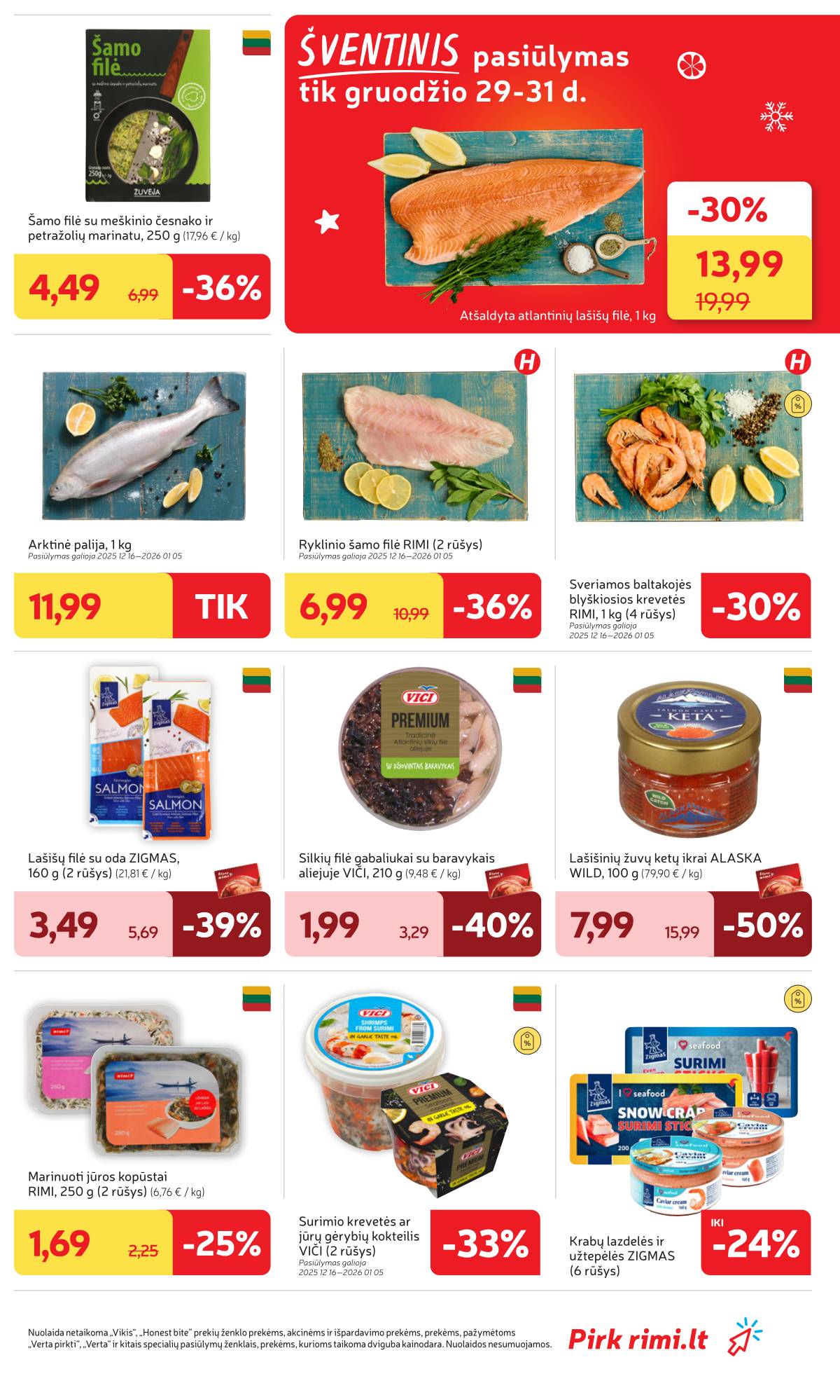 Rimi - RIMI Savaitinis akcijų leidinys Nr. 01 | 2025-12-29 - 2026-01-05 5 puslapis