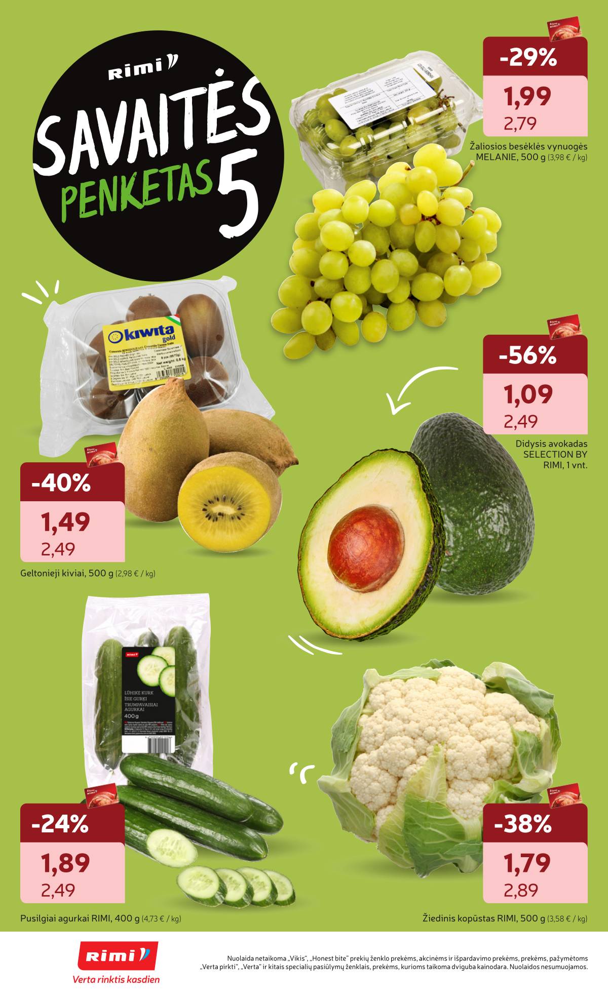 Rimi - RIMI Savaitinis akcijų leidinys Nr. 01 | 2025-12-29 - 2026-01-05 6 puslapis