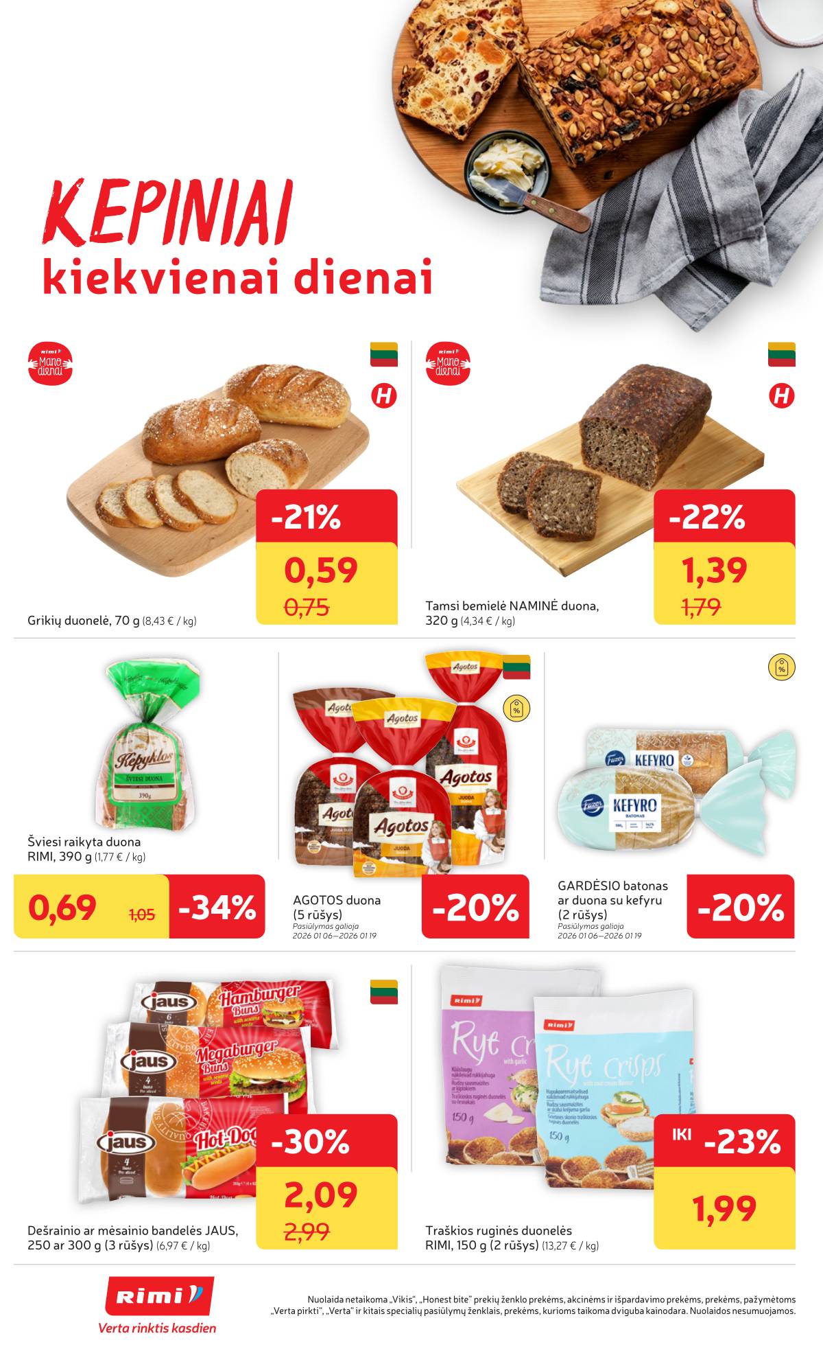 Rimi - RIMI Savaitinis akcijų leidinys Nr. 02 | 2026-01-06 - 2026-01-12 14 puslapis