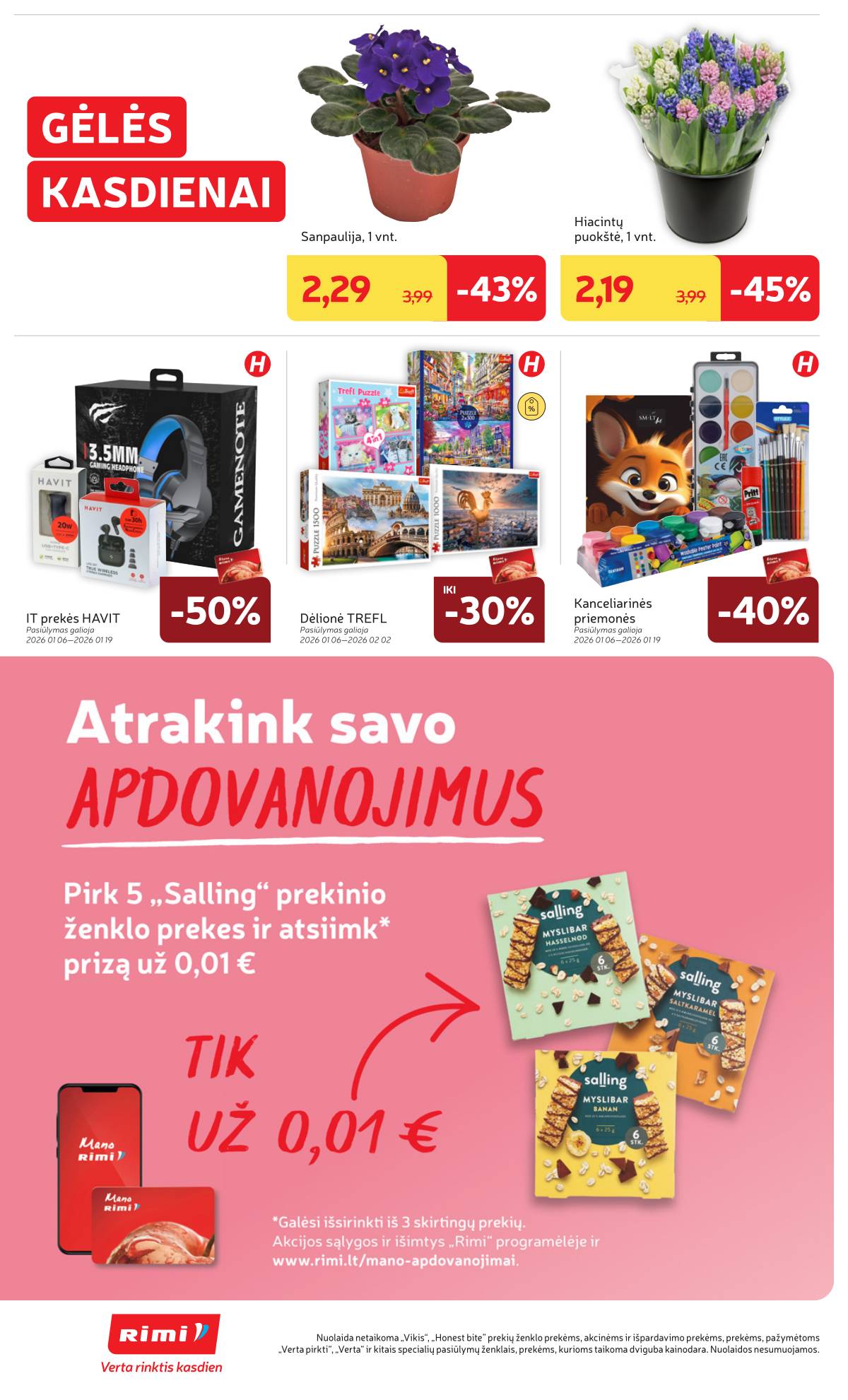 Rimi - RIMI Savaitinis akcijų leidinys Nr. 02 | 2026-01-06 - 2026-01-12 28 puslapis